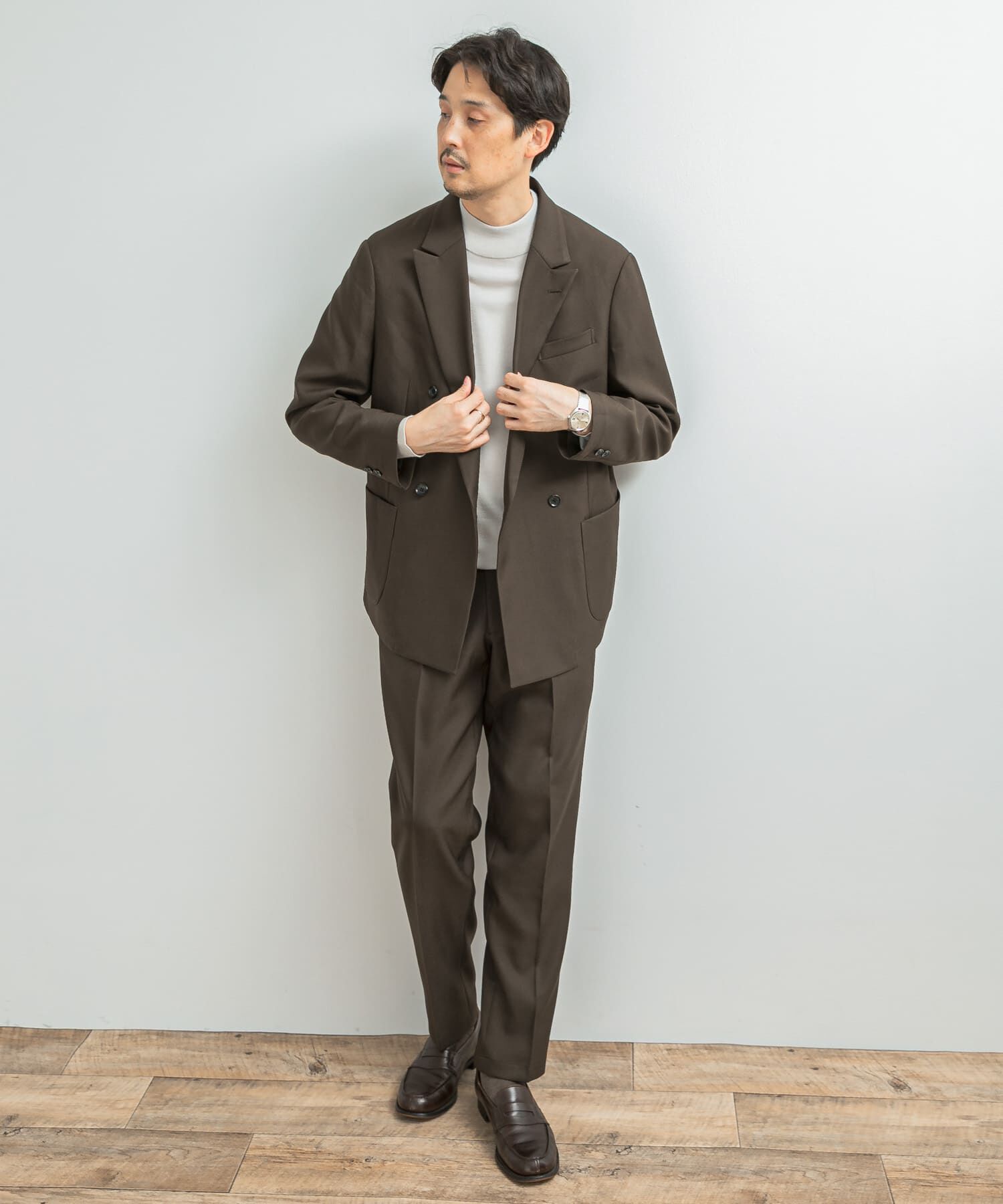 URBAN RESEARCH DOORS「LIFE STYLE TAILOR　ウールライクツイルコンフォータブル Wジャケット」|その他|