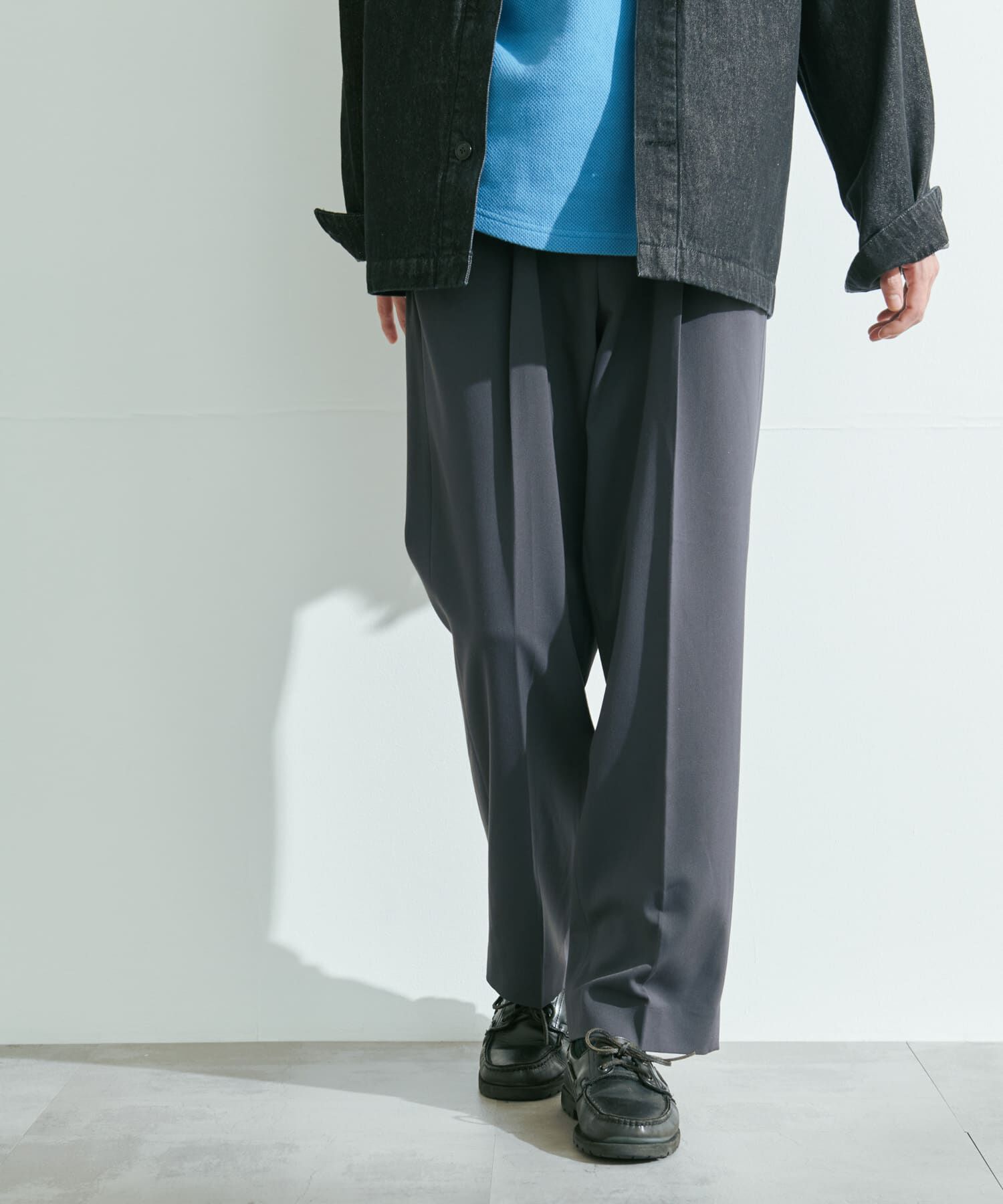URBAN RESEARCH DOORS「『UR TECH』完声2タックワイドトラウザー」|その他|