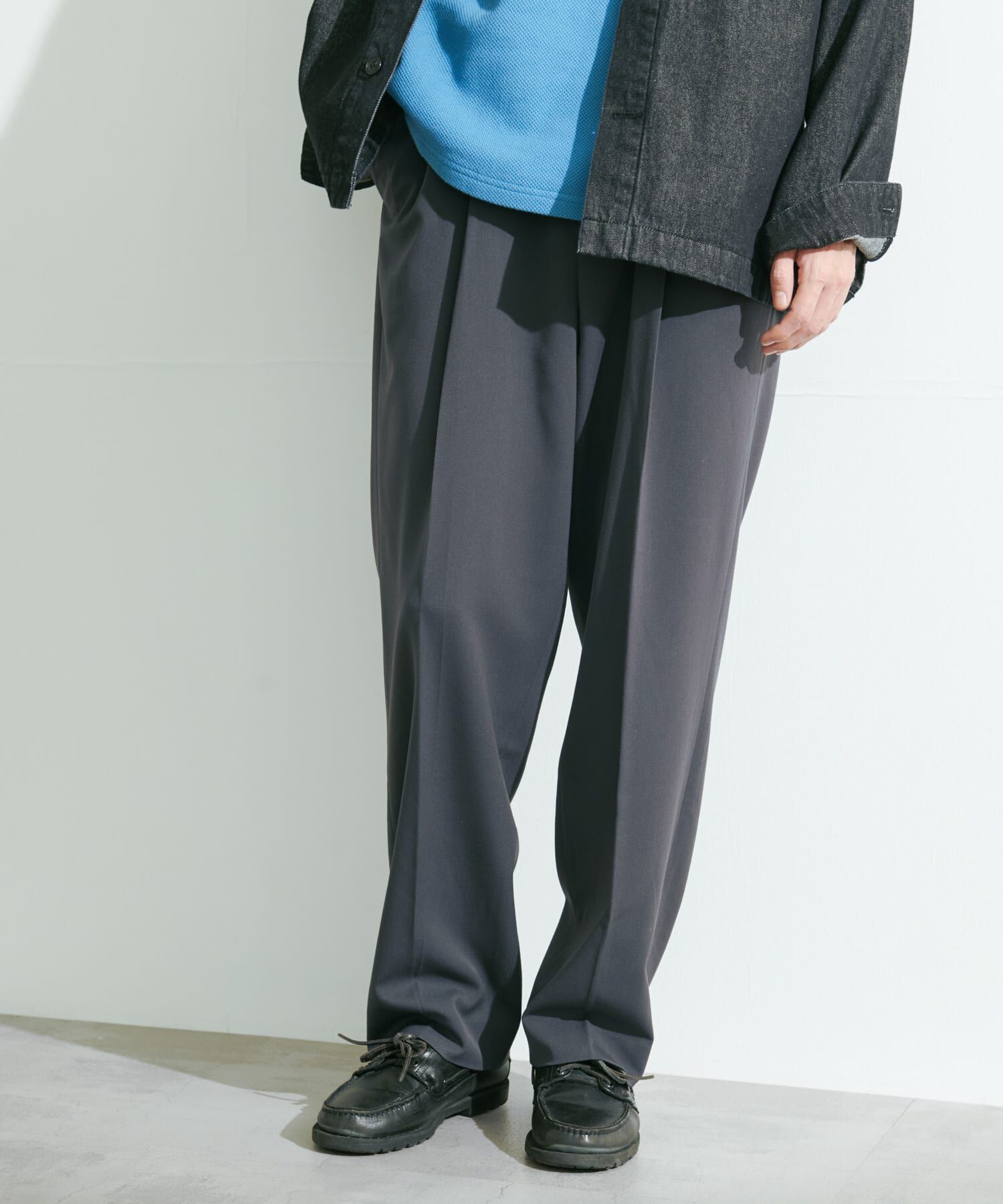 URBAN RESEARCH DOORS「『UR TECH』完声2タックワイドトラウザー」|その他|