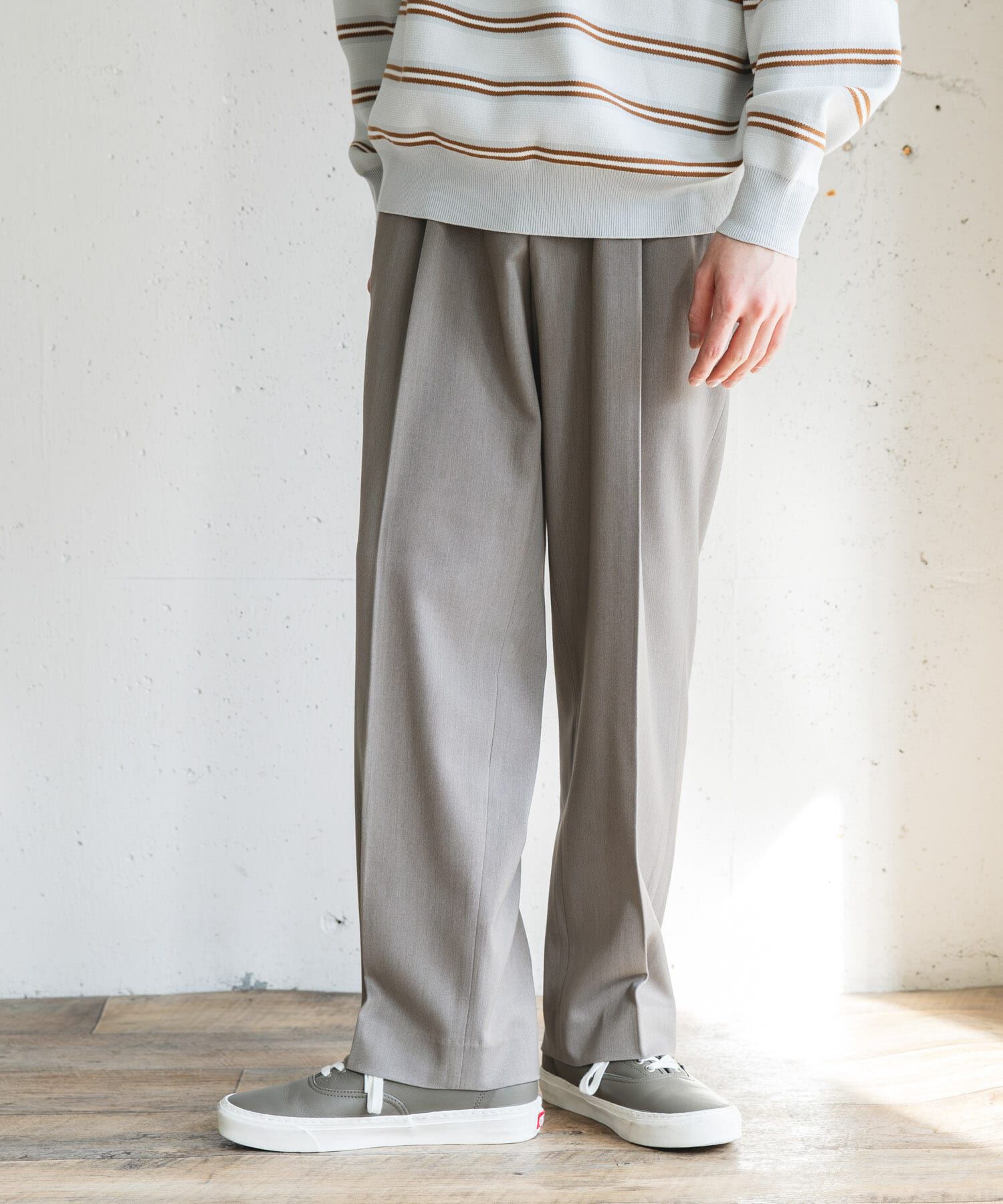 URBAN RESEARCH DOORS「『UR TECH』完声2タックワイドトラウザー」|その他|