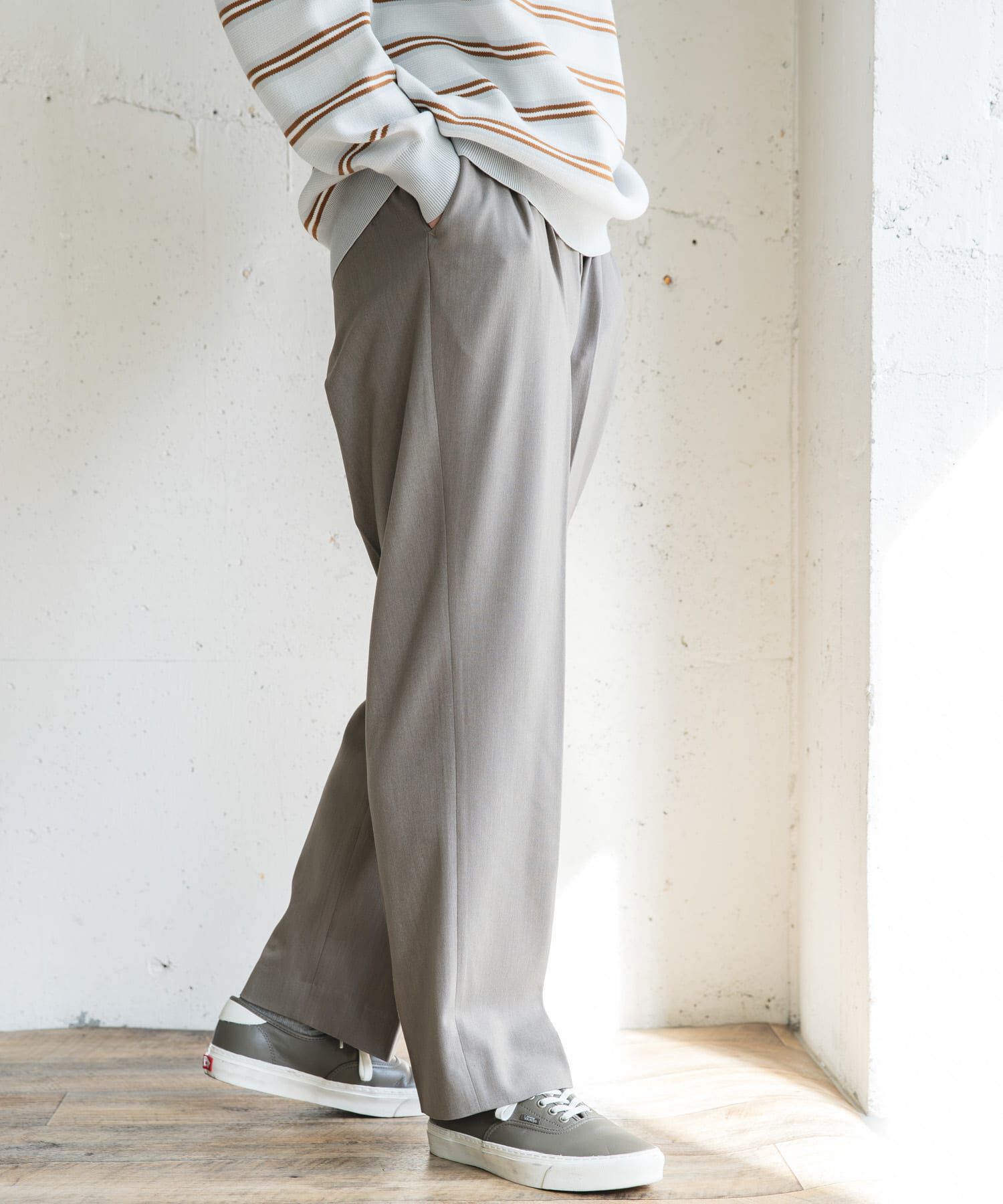 URBAN RESEARCH DOORS「『UR TECH』完声2タックワイドトラウザー」|その他|