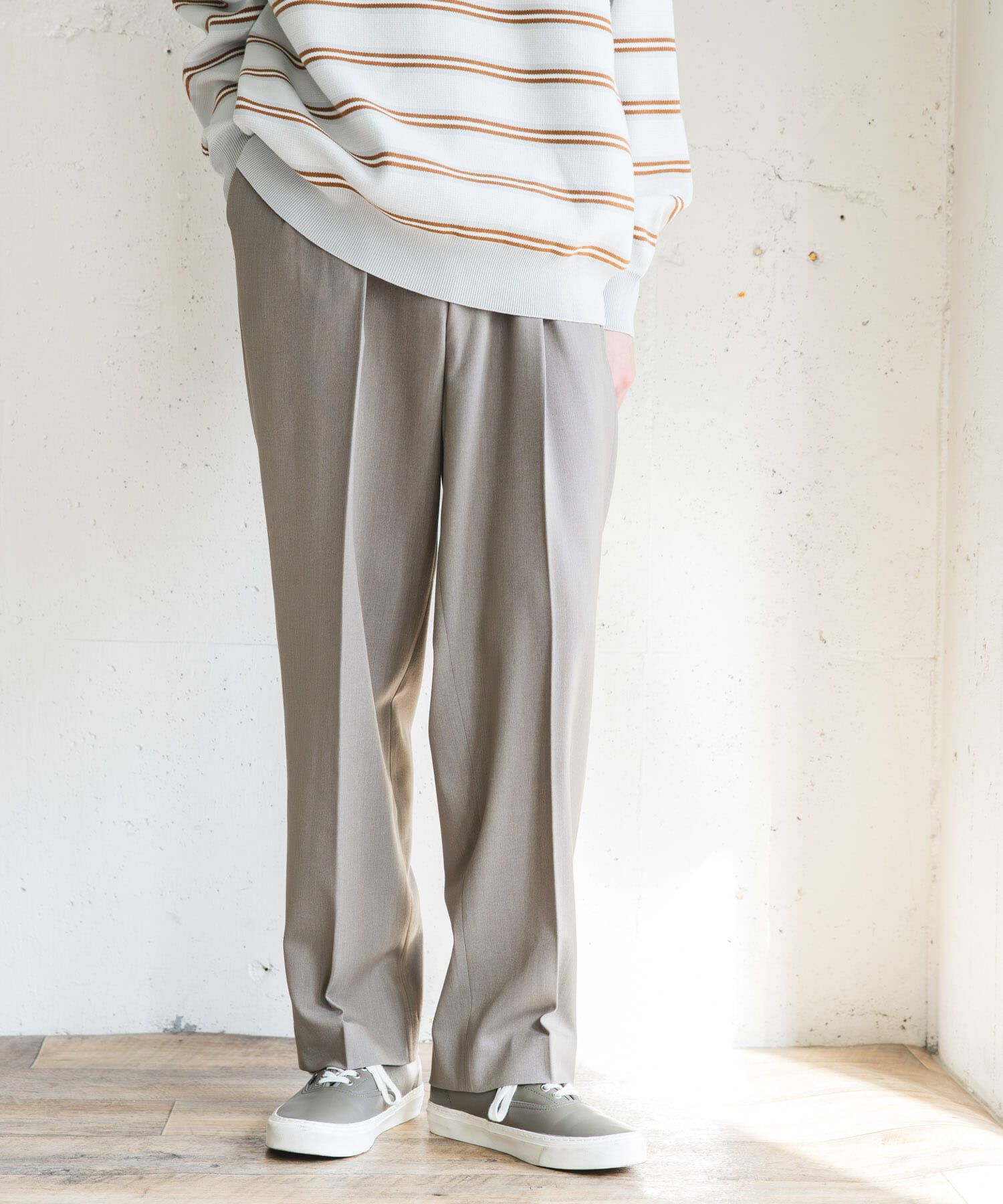 URBAN RESEARCH DOORS「『UR TECH』完声2タックワイドトラウザー」|その他|