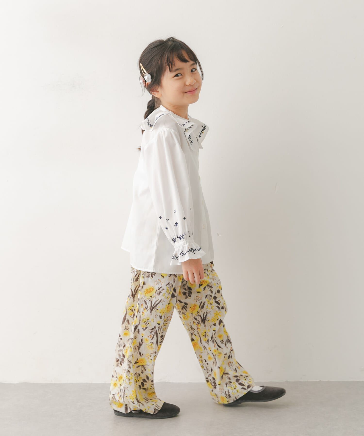 URBAN RESEARCH DOORS「『親子リンク』フラワープリントイージーパンツ(KIDS)」|その他|