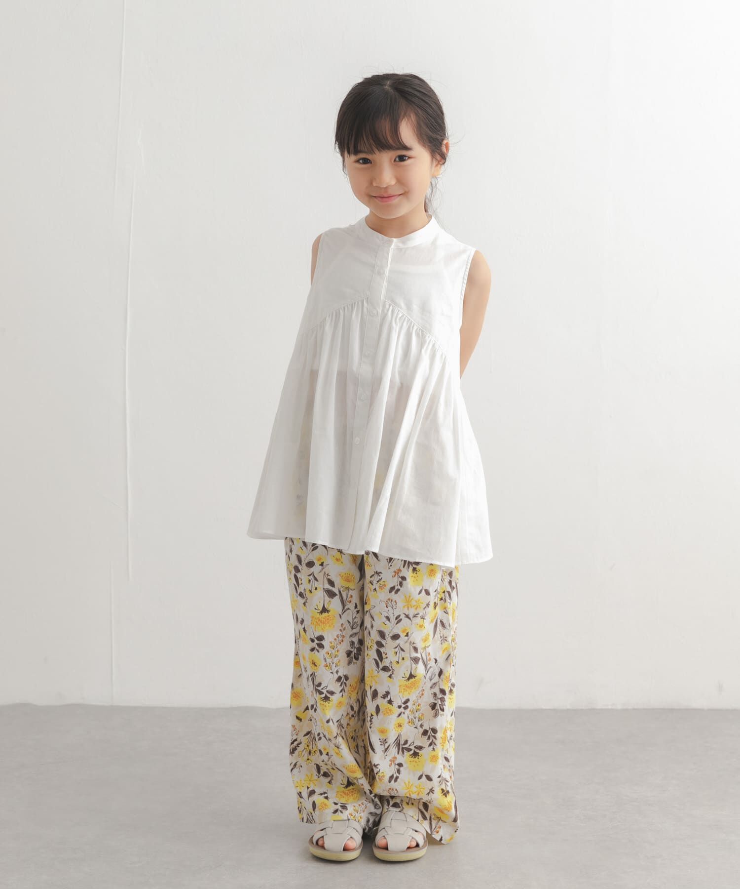 URBAN RESEARCH DOORS「『親子リンク』フラワープリントイージーパンツ(KIDS)」|その他|