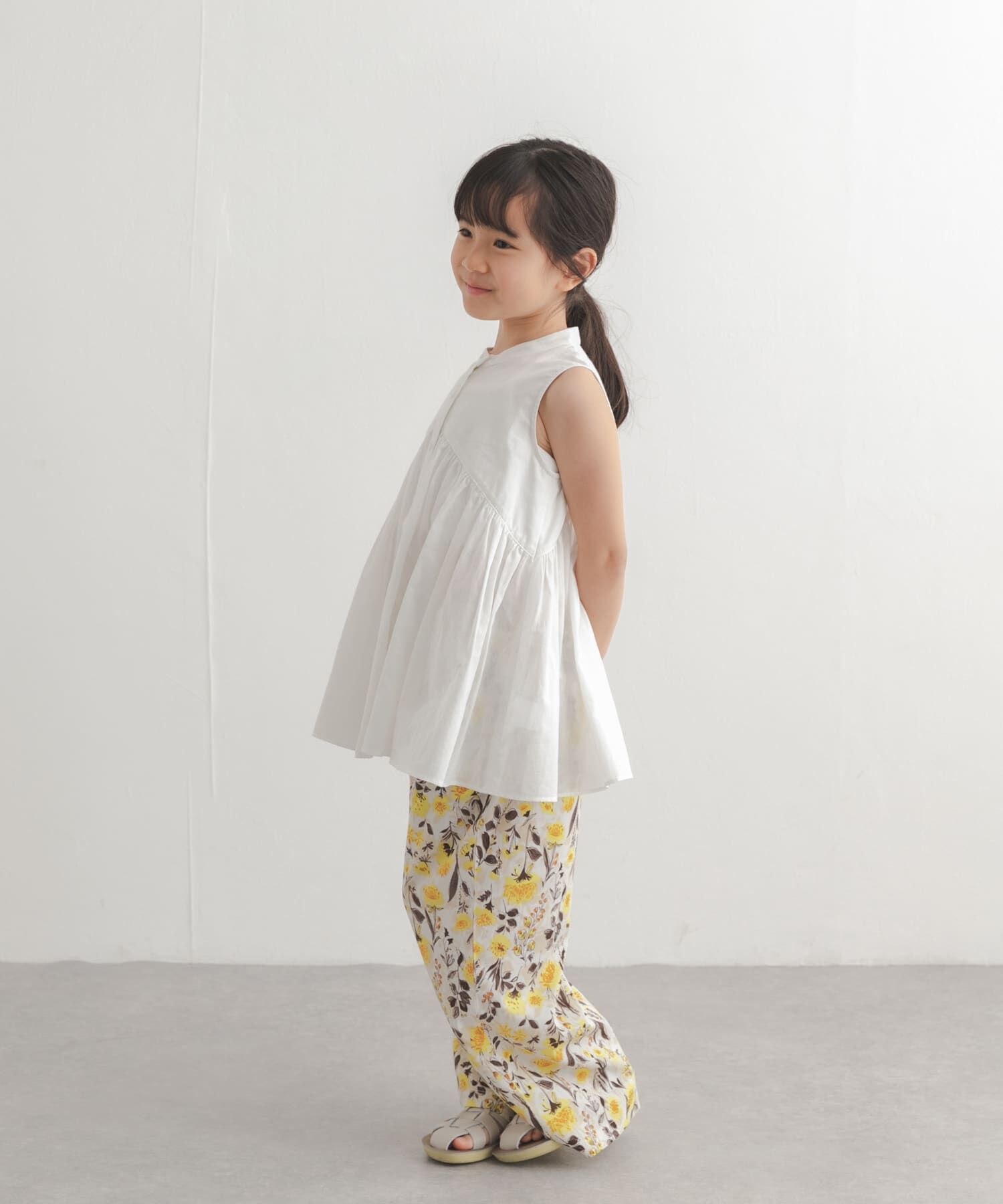 URBAN RESEARCH DOORS「『親子リンク』フラワープリントイージーパンツ(KIDS)」|その他|