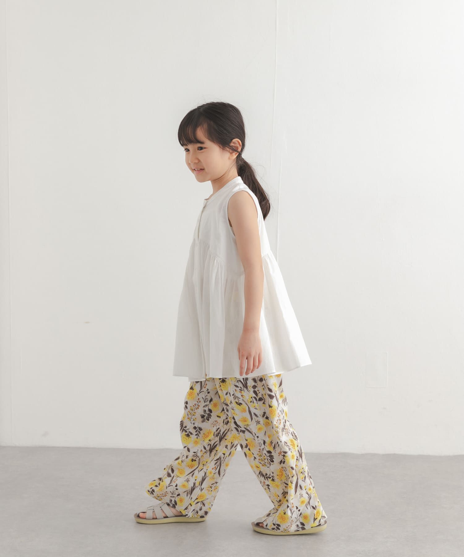 URBAN RESEARCH DOORS「『親子リンク』フラワープリントイージーパンツ(KIDS)」|その他|