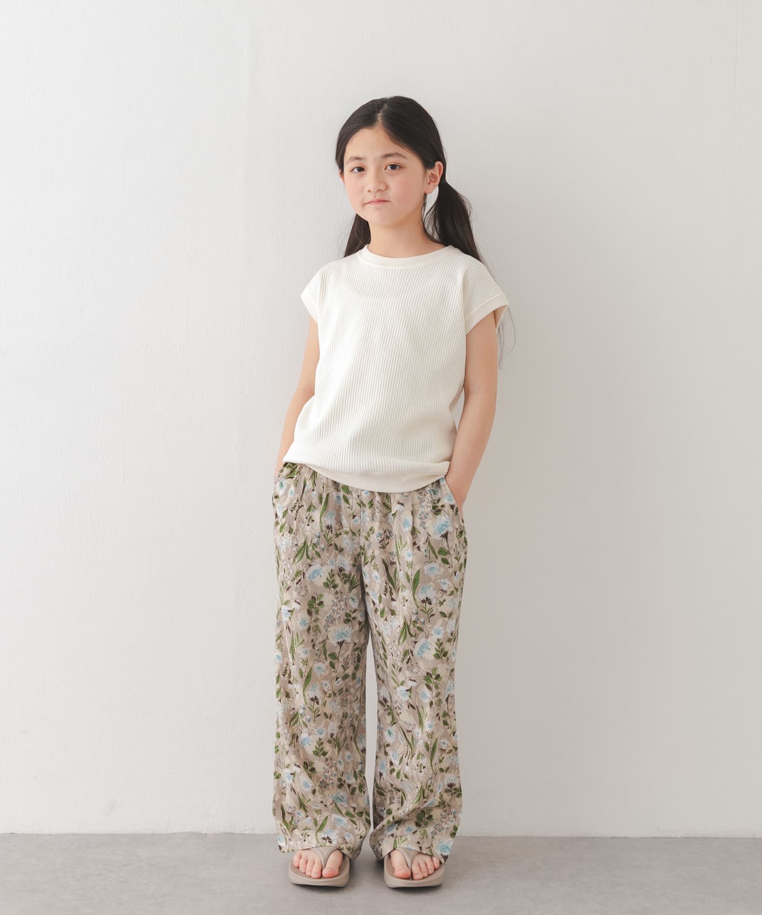 URBAN RESEARCH DOORS「『親子リンク』フラワープリントイージーパンツ(KIDS)」|その他|