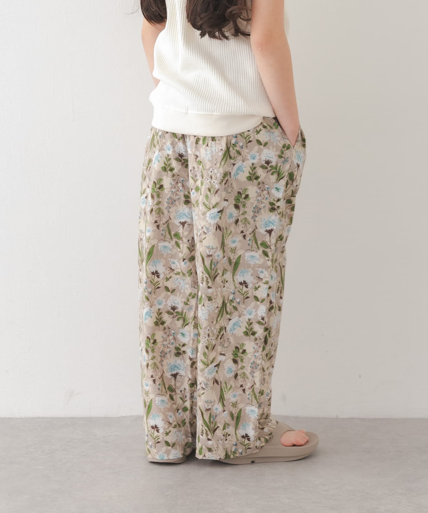 URBAN RESEARCH DOORS「『親子リンク』フラワープリントイージーパンツ(KIDS)」|その他|