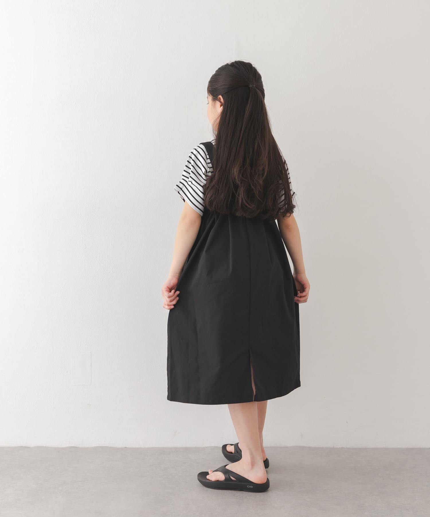 URBAN RESEARCH DOORS「『接触冷感/イージーケア』撥水ワークジャンパースカート(KIDS)」|ワンピース|