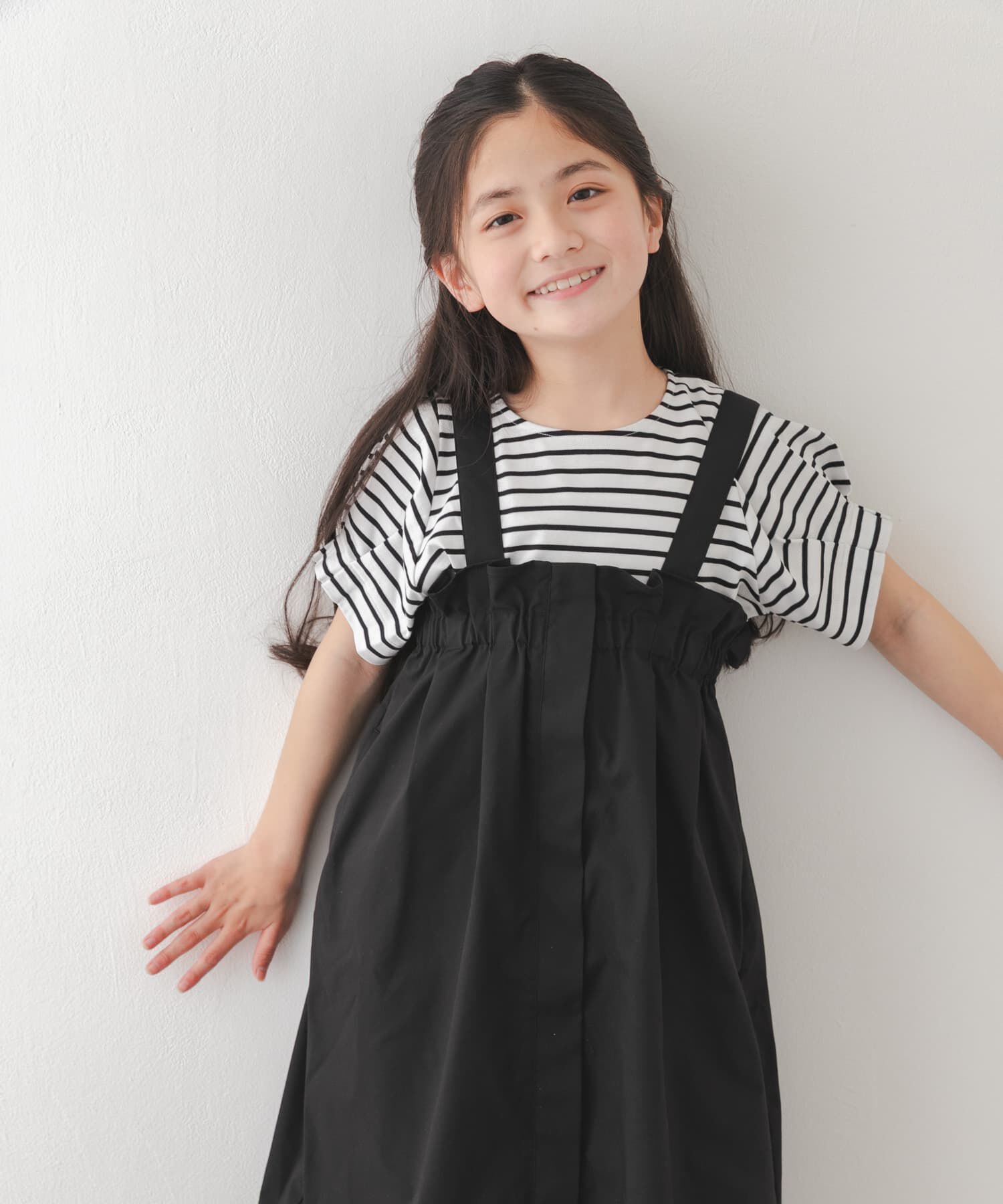 URBAN RESEARCH DOORS「『接触冷感/イージーケア』撥水ワークジャンパースカート(KIDS)」|ワンピース|