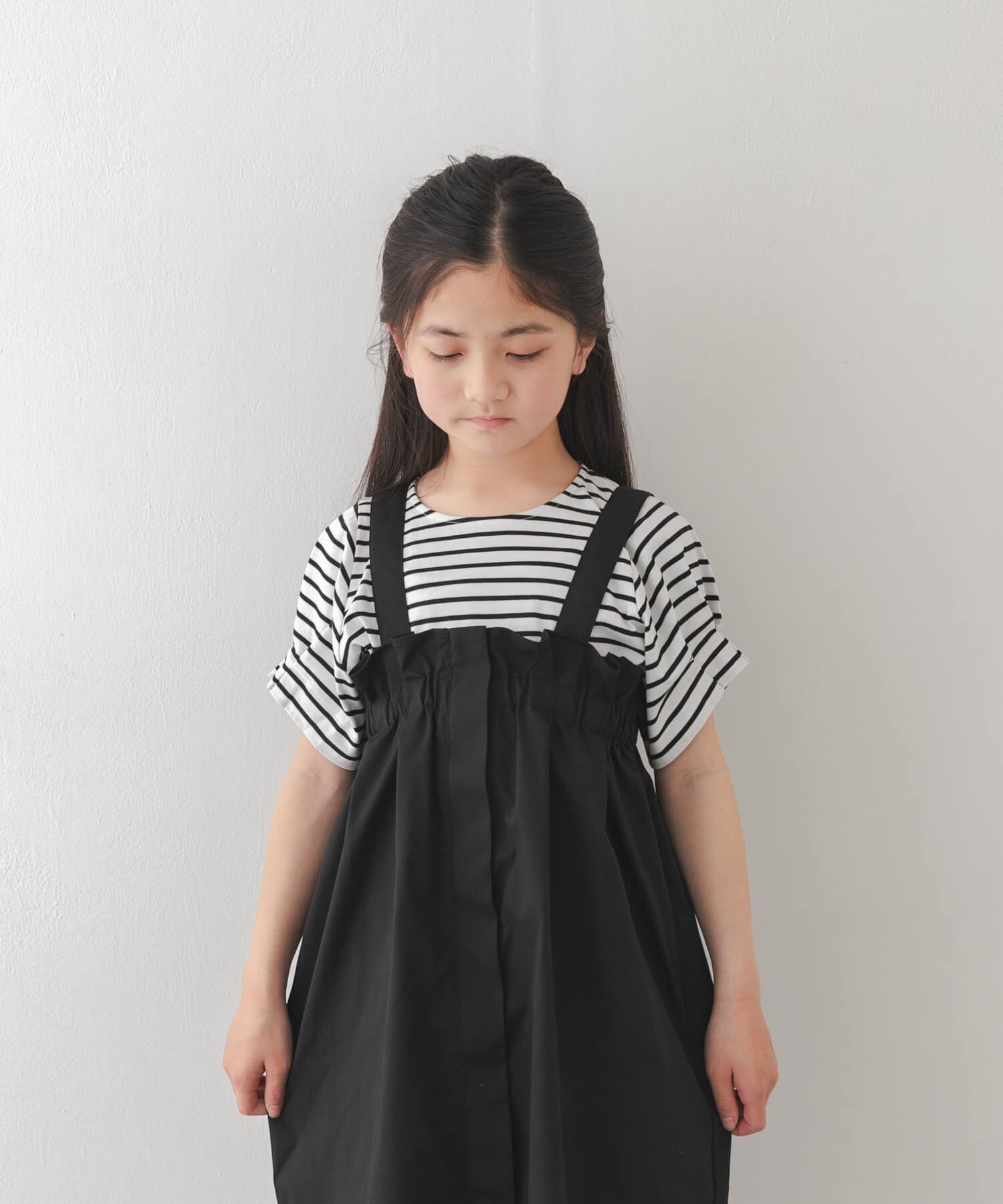 URBAN RESEARCH DOORS「『接触冷感/イージーケア』撥水ワークジャンパースカート(KIDS)」|ワンピース|