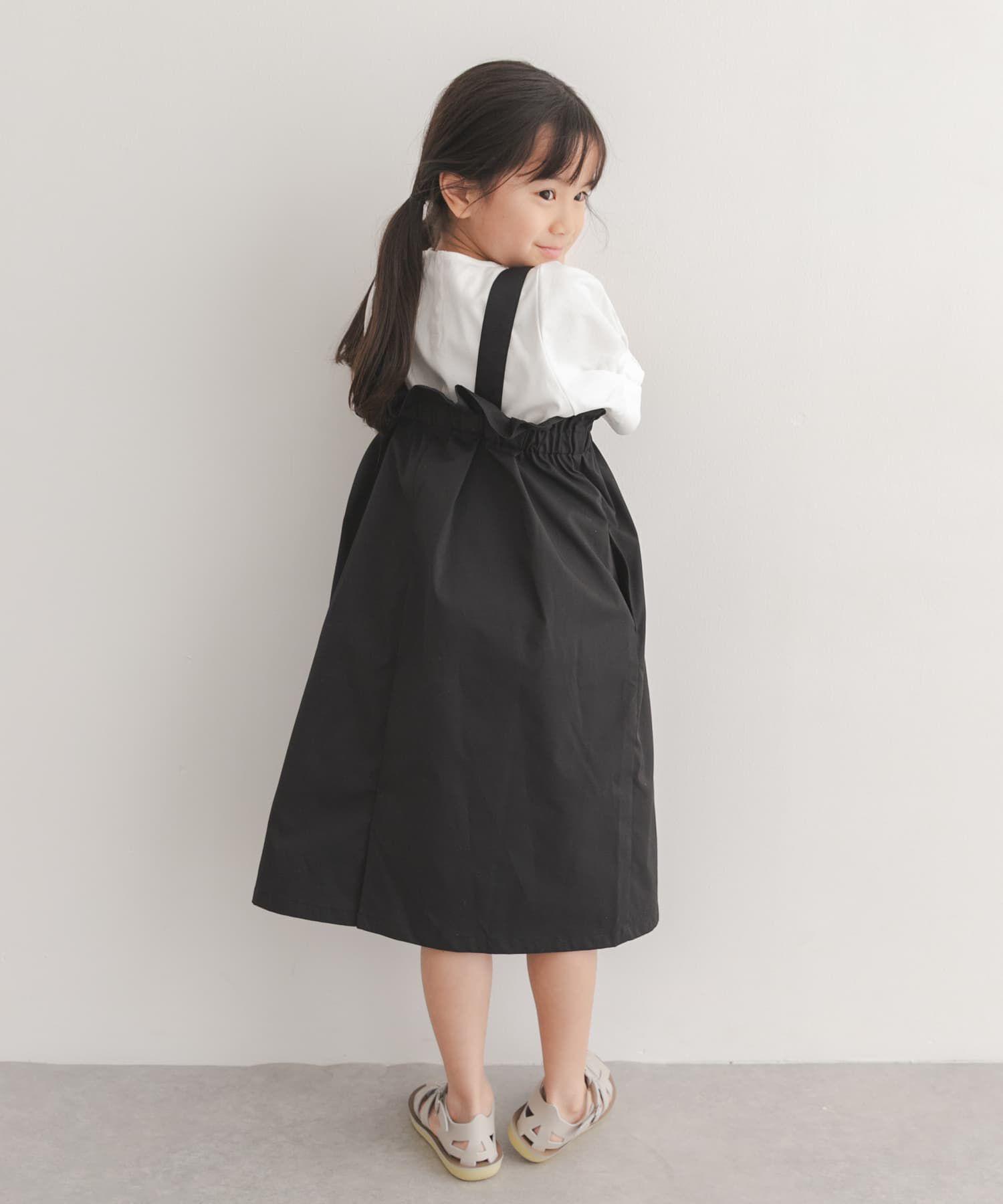 URBAN RESEARCH DOORS「『接触冷感/イージーケア』撥水ワークジャンパースカート(KIDS)」|ワンピース|