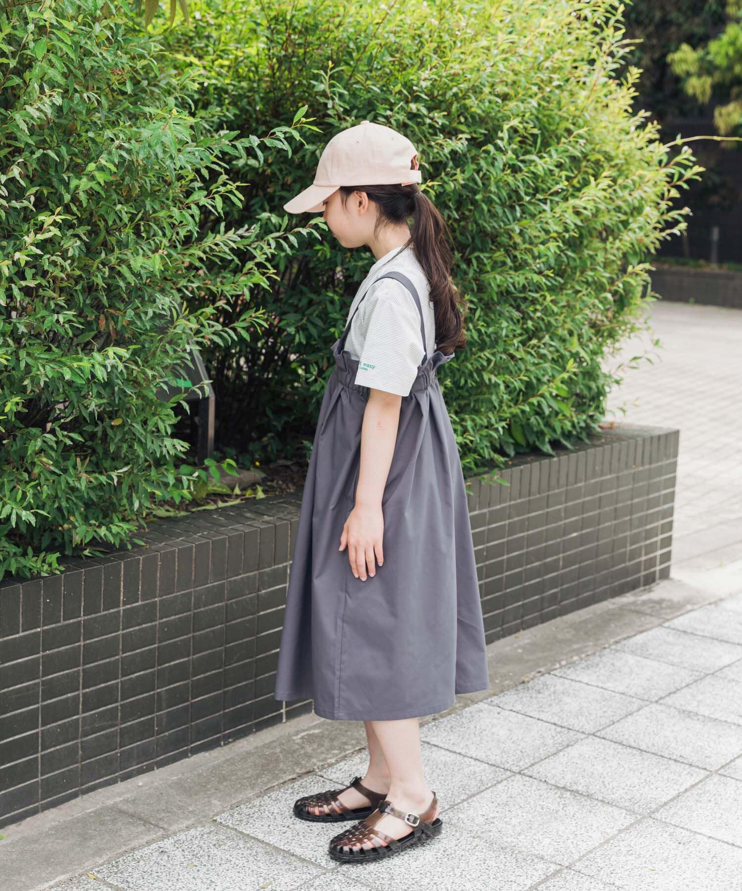 URBAN RESEARCH DOORS「『接触冷感/イージーケア』撥水ワークジャンパースカート(KIDS)」|ワンピース|