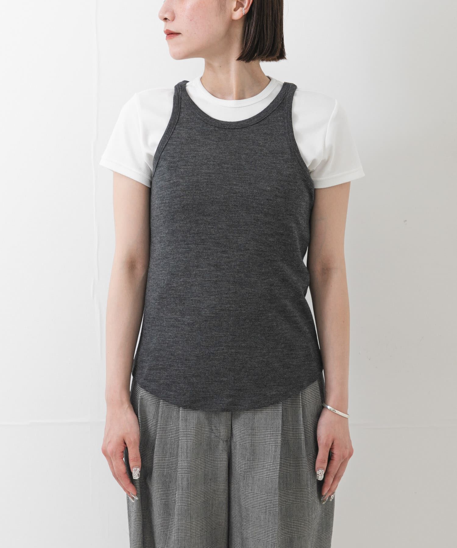 URBAN RESEARCH「new basic　WASHABLE WOOL TANK TOP」|ニット・セーター|