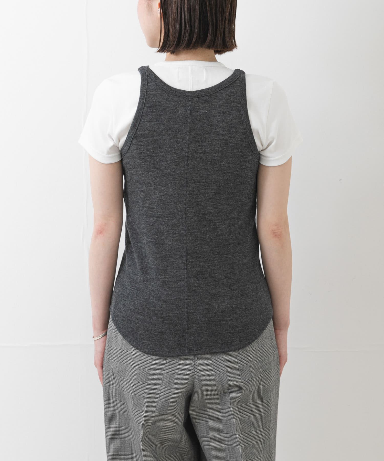 URBAN RESEARCH「new basic　WASHABLE WOOL TANK TOP」|ニット・セーター|