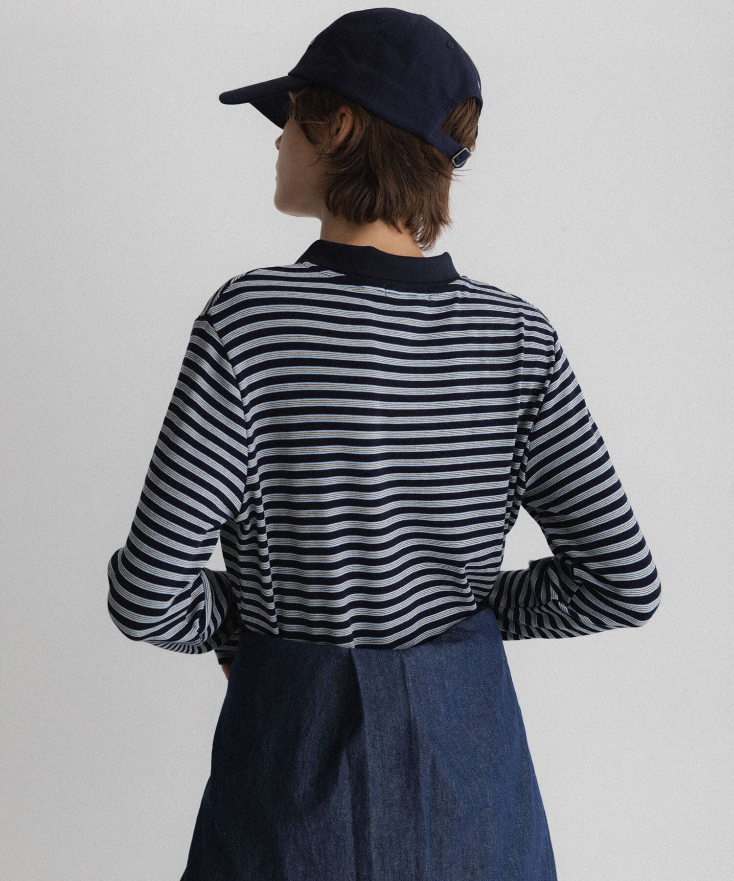 Sonny Label 「マルチボーダースムースポロシャツ」|ポロシャツ|