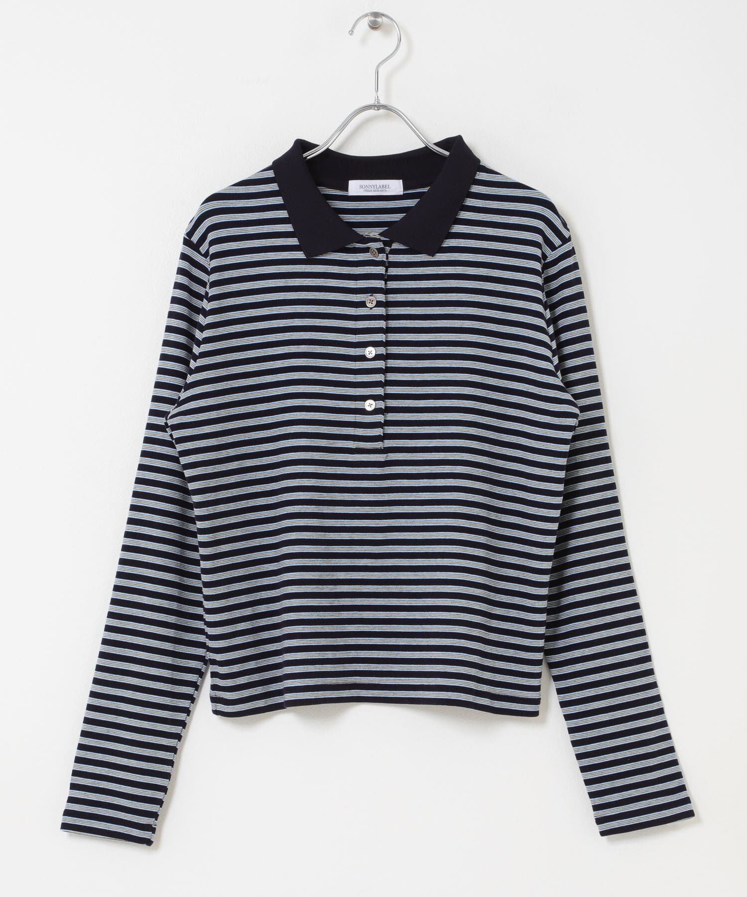 Sonny Label 「マルチボーダースムースポロシャツ」|ポロシャツ|
