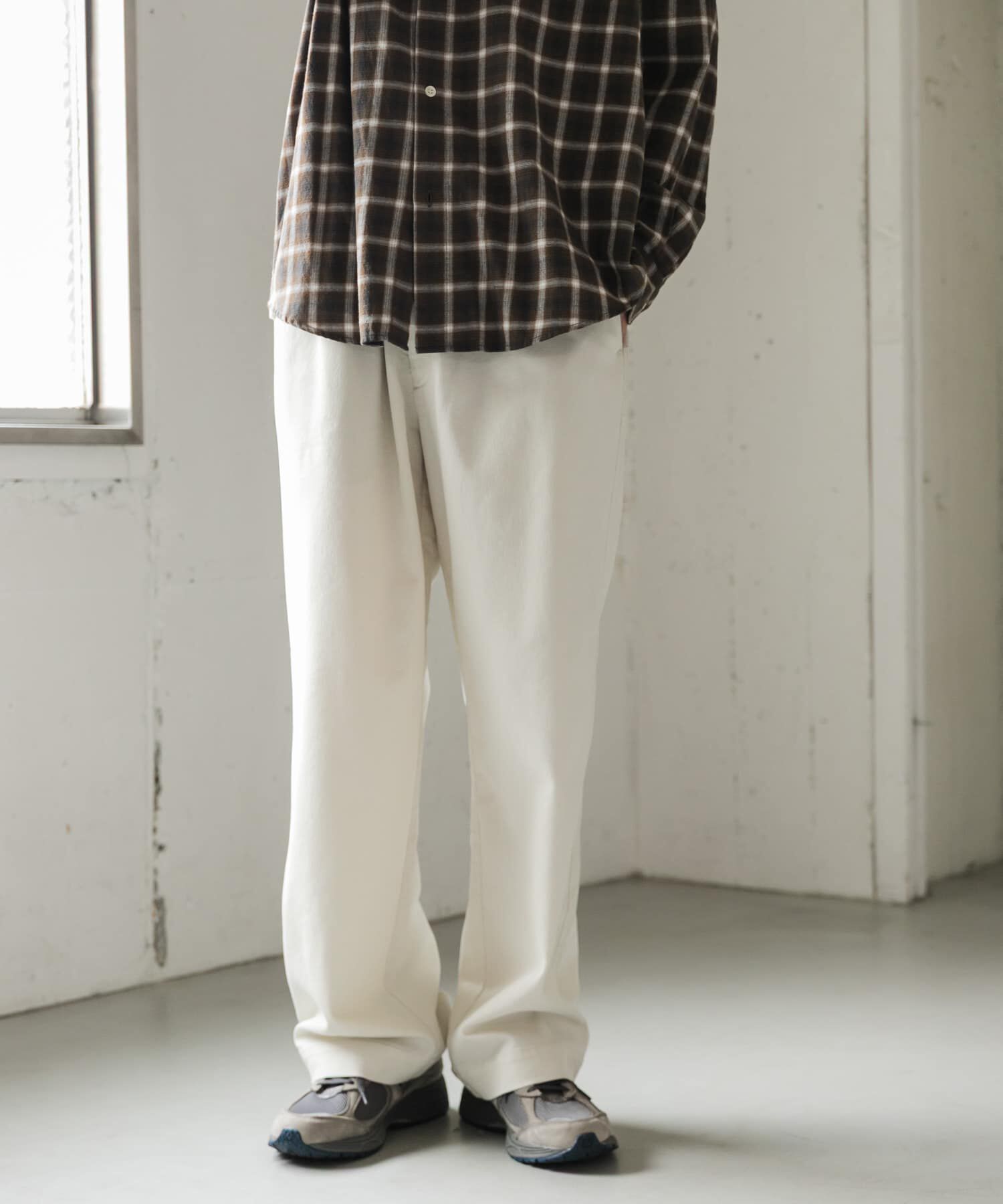URBAN RESEARCH DOORS「FORK&SPOON　メッシュデニムワイドパンツ」|その他|