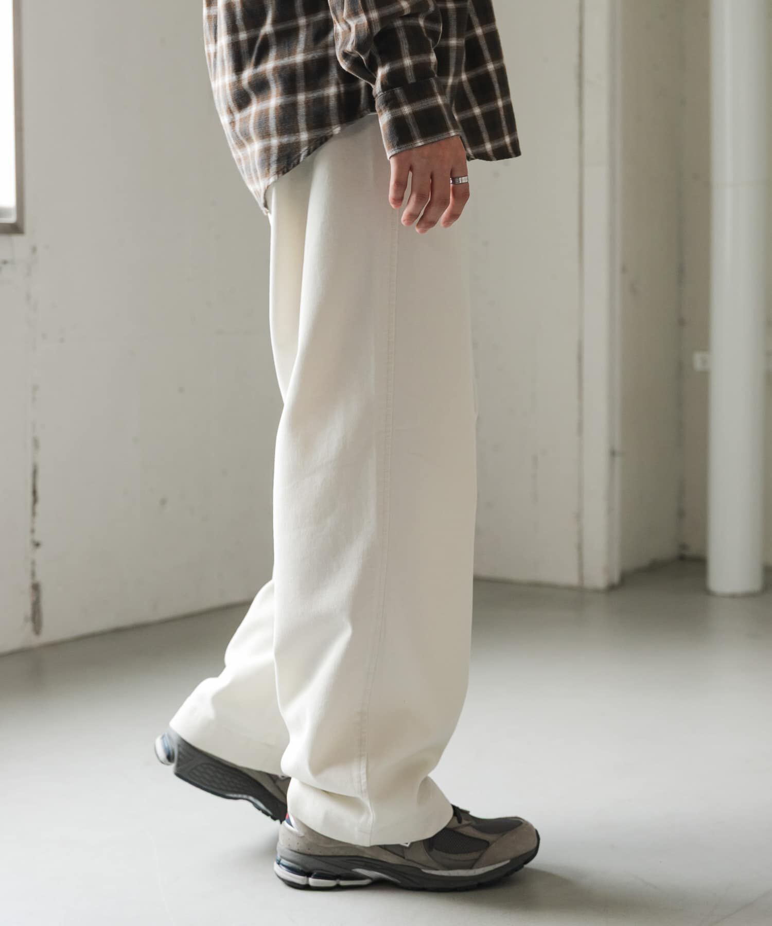 URBAN RESEARCH DOORS「FORK&SPOON　メッシュデニムワイドパンツ」|その他|