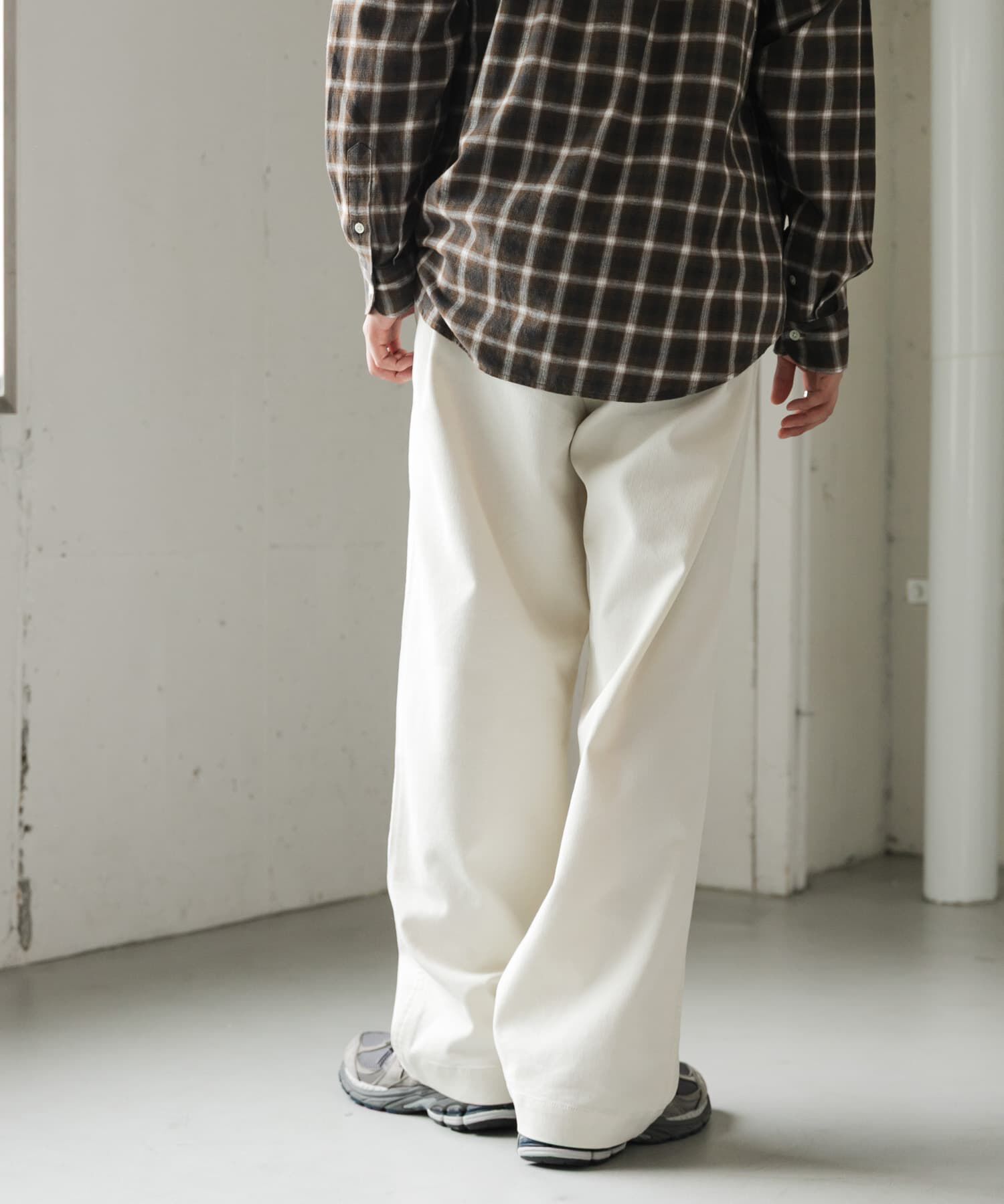 URBAN RESEARCH DOORS「FORK&SPOON　メッシュデニムワイドパンツ」|その他|