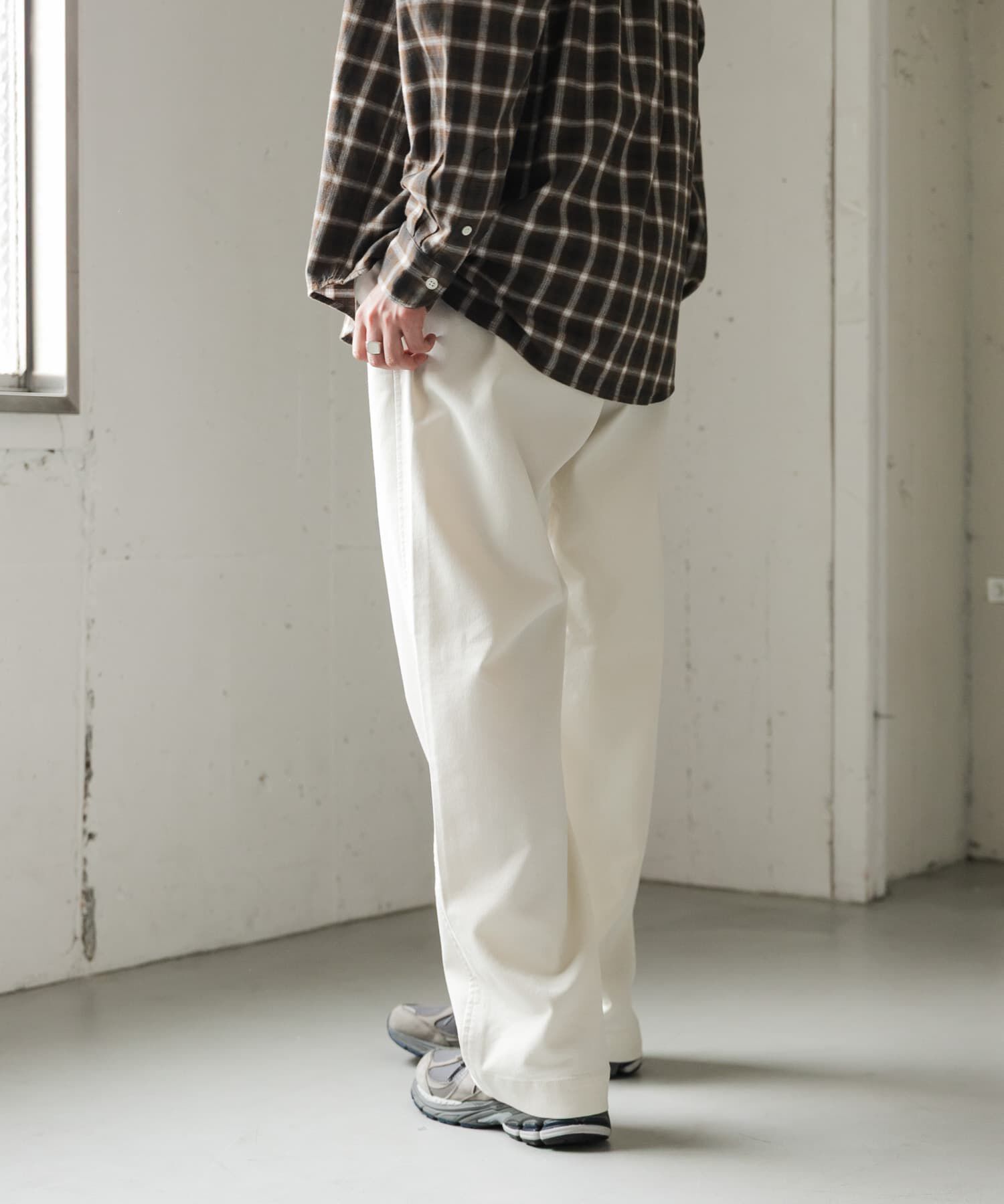 URBAN RESEARCH DOORS「FORK&SPOON　メッシュデニムワイドパンツ」|その他|