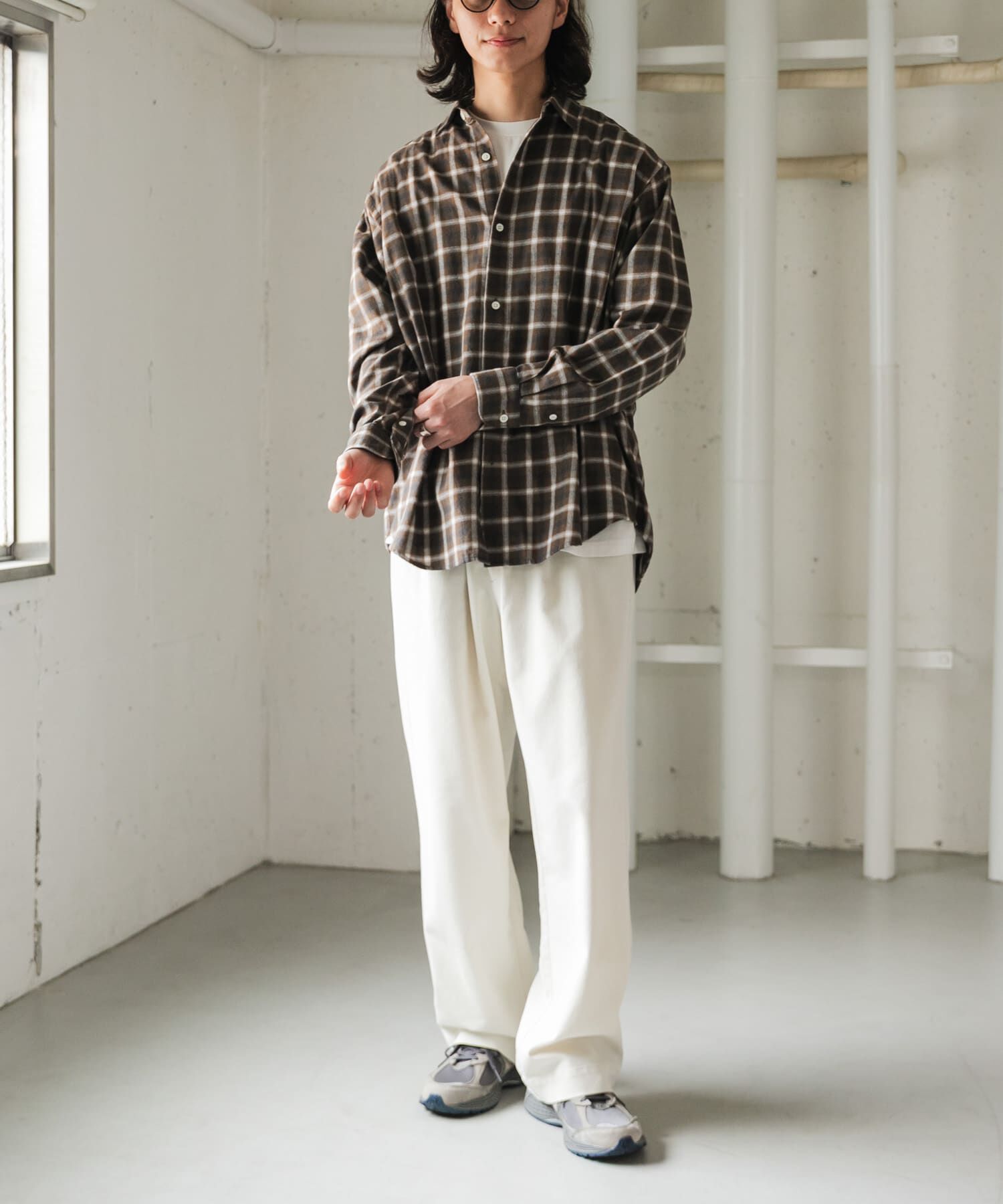 URBAN RESEARCH DOORS「FORK&SPOON　メッシュデニムワイドパンツ」|その他|