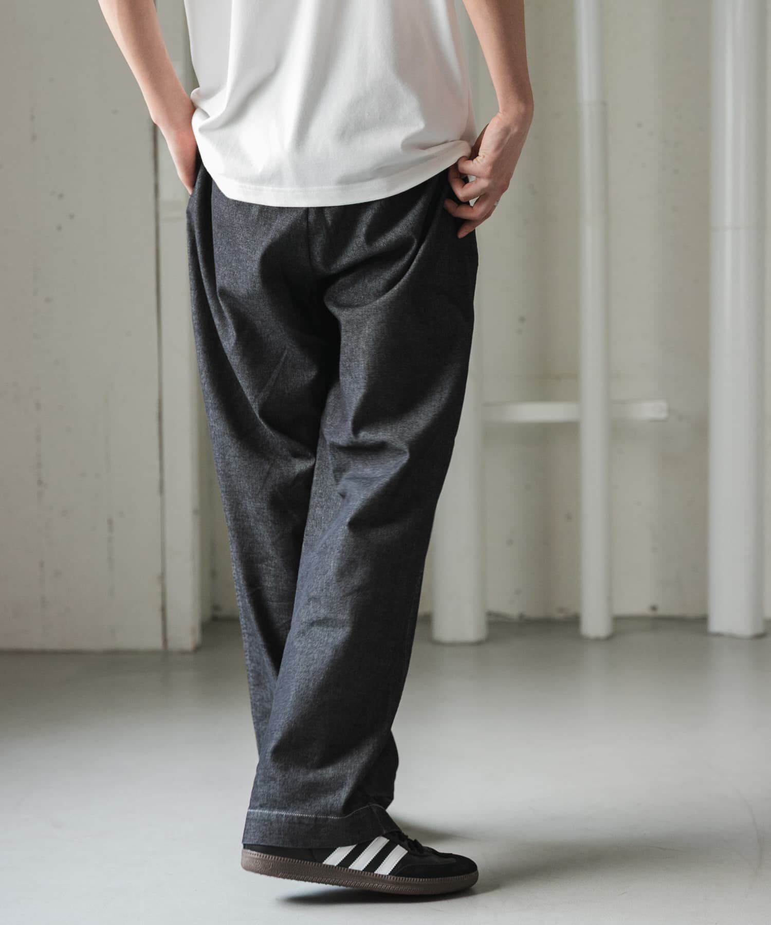 URBAN RESEARCH DOORS「FORK&SPOON　メッシュデニムワイドパンツ」|その他|