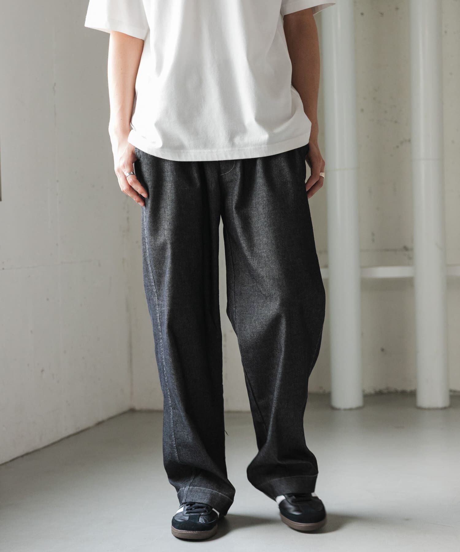 URBAN RESEARCH DOORS「FORK&SPOON　メッシュデニムワイドパンツ」|その他|