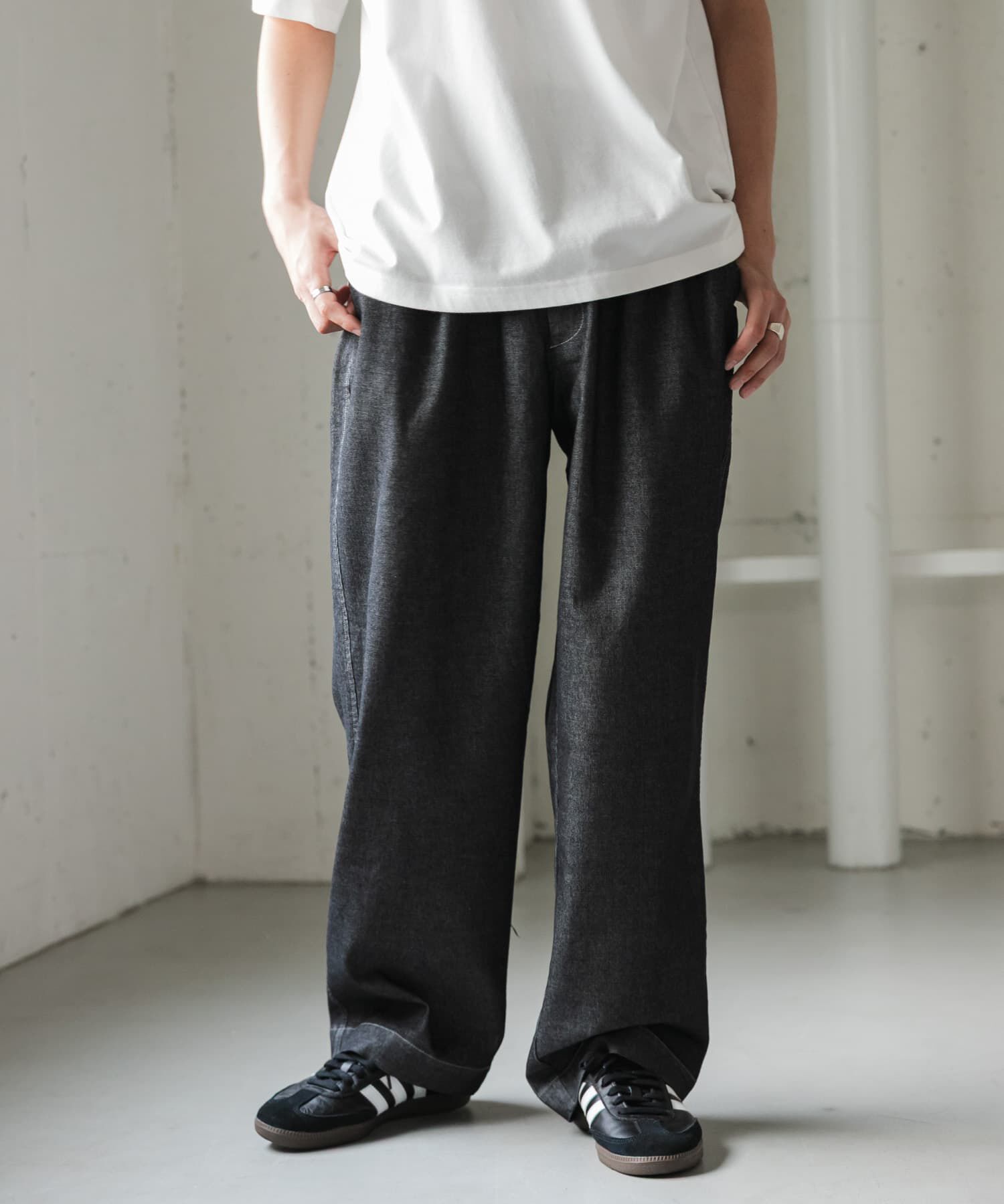 URBAN RESEARCH DOORS「FORK&SPOON　メッシュデニムワイドパンツ」|その他|