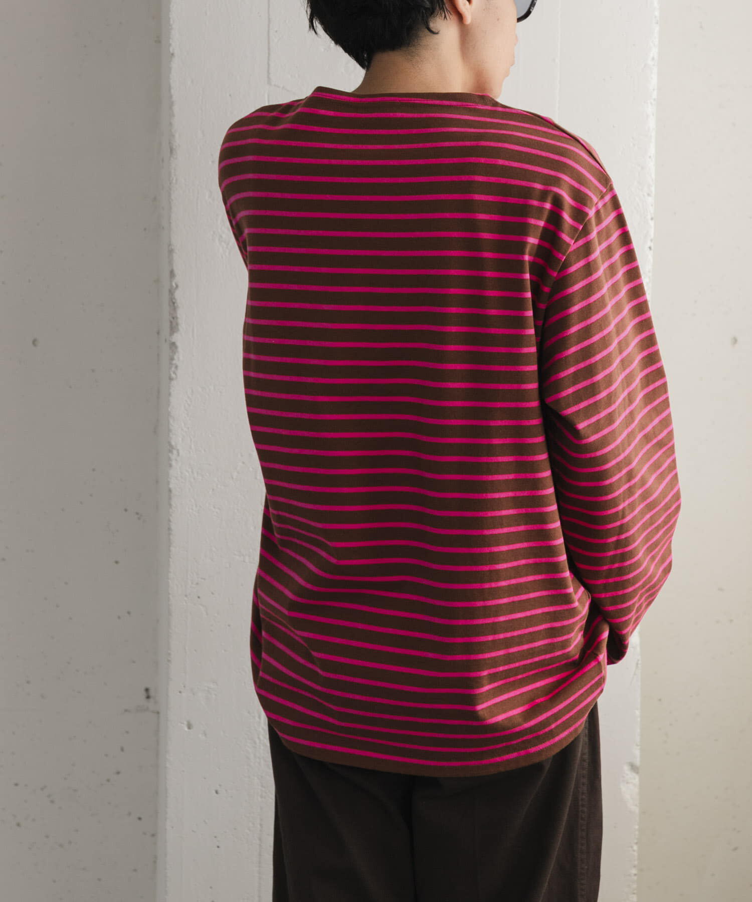 URBAN RESEARCH DOORS「FORK&SPOON　ボートネックボーダー」|Tシャツ・カットソー|