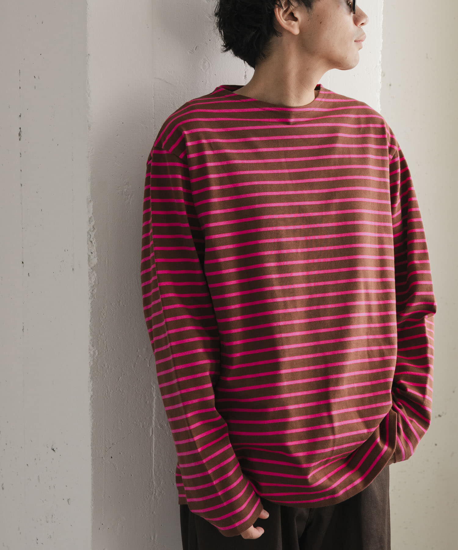 URBAN RESEARCH DOORS「FORK&SPOON　ボートネックボーダー」|Tシャツ・カットソー|
