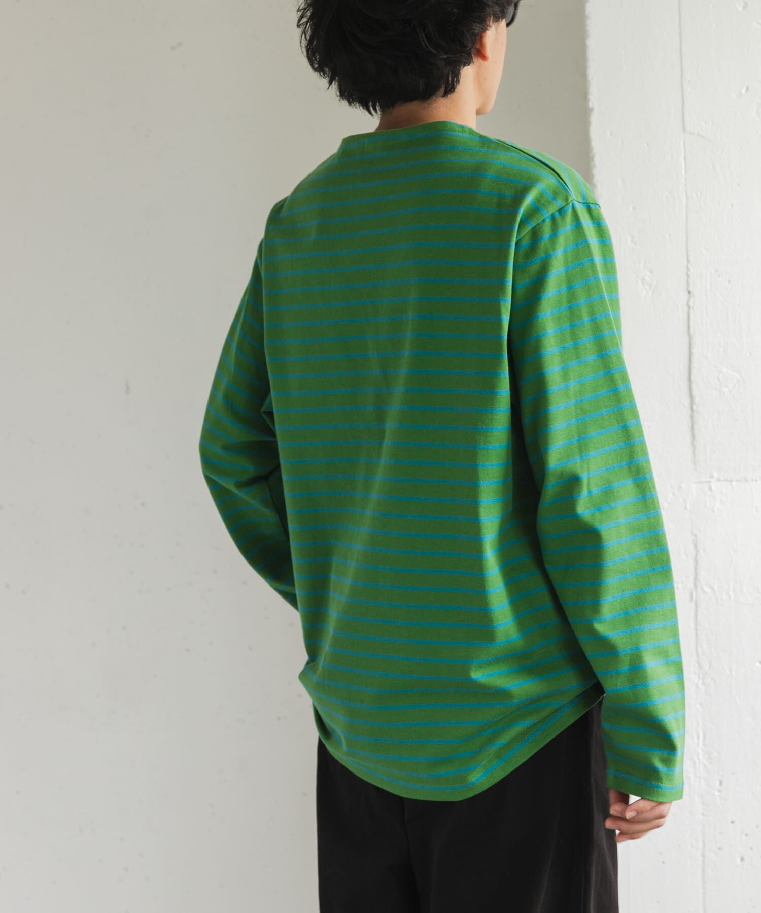 URBAN RESEARCH DOORS「FORK&SPOON　ボートネックボーダー」|Tシャツ・カットソー|