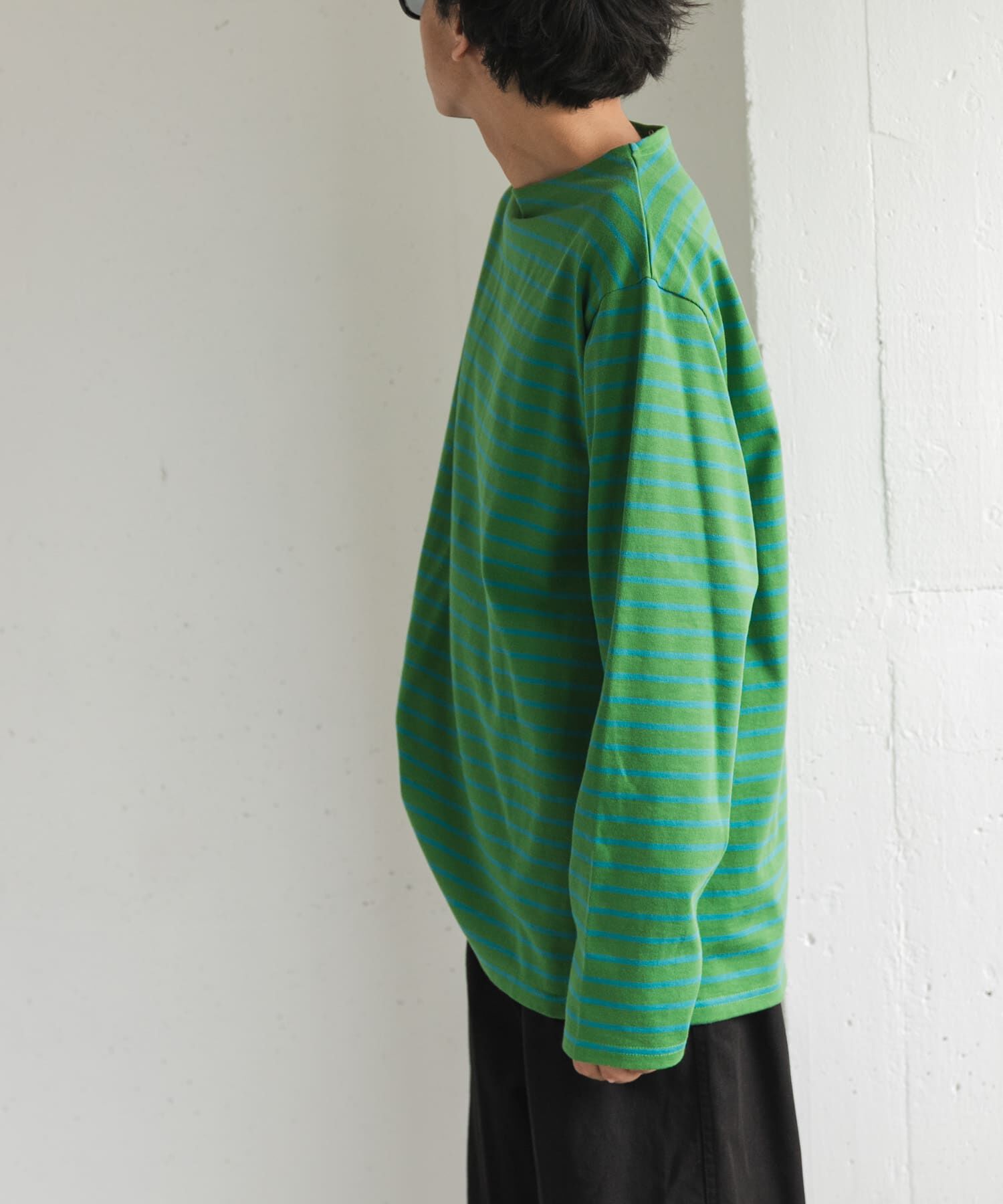 URBAN RESEARCH DOORS「FORK&SPOON　ボートネックボーダー」|Tシャツ・カットソー|
