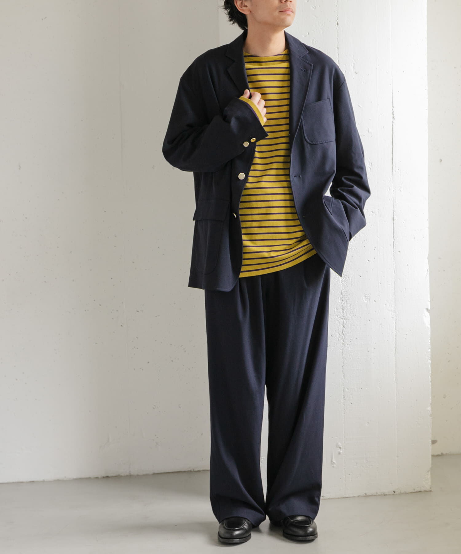 URBAN RESEARCH DOORS「FORK&SPOON　ボートネックボーダー」|Tシャツ・カットソー|