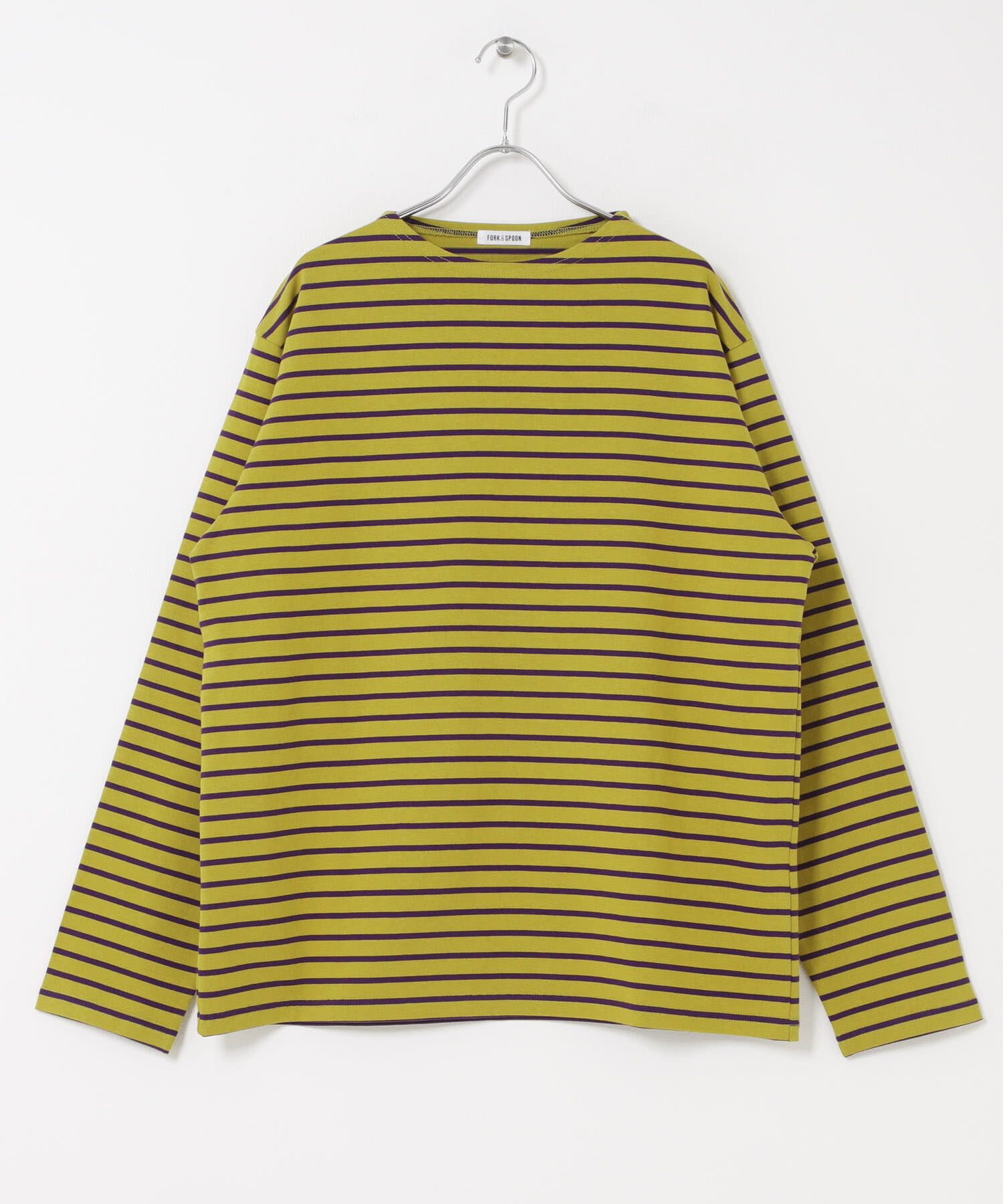 URBAN RESEARCH DOORS「FORK&SPOON　ボートネックボーダー」|Tシャツ・カットソー|