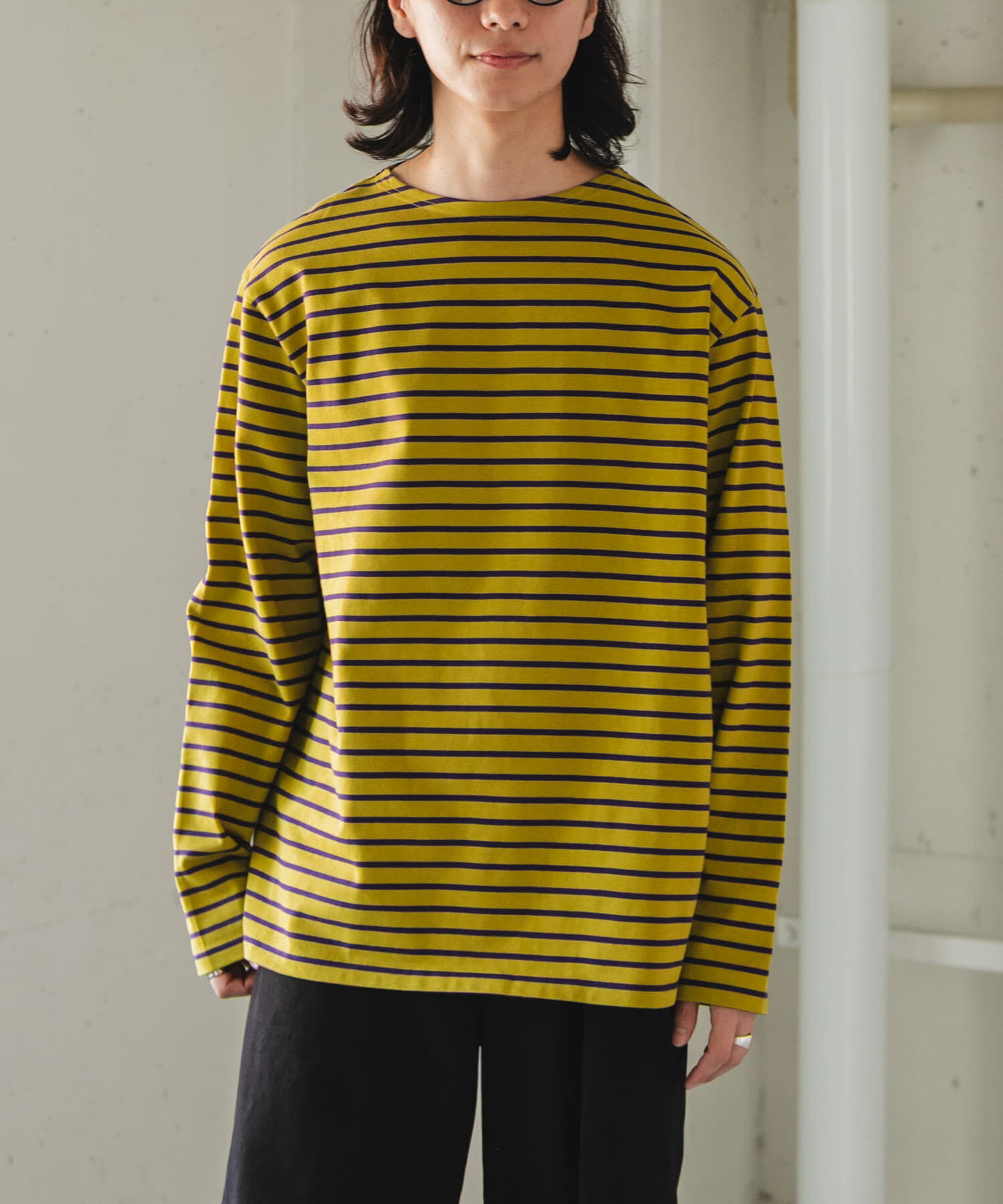 URBAN RESEARCH DOORS「FORK&SPOON　ボートネックボーダー」|Tシャツ・カットソー|