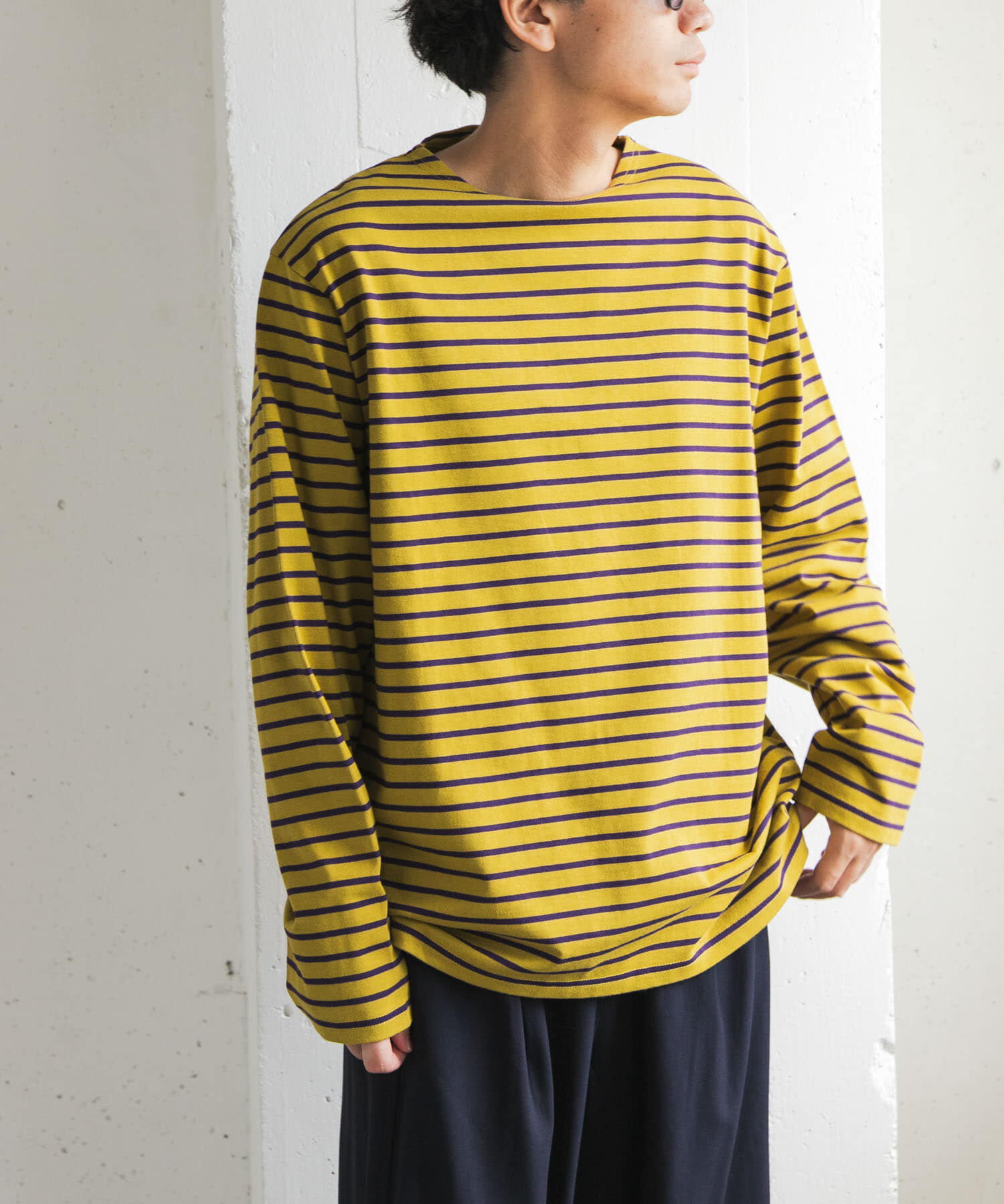 URBAN RESEARCH DOORS「FORK&SPOON　ボートネックボーダー」|Tシャツ・カットソー|