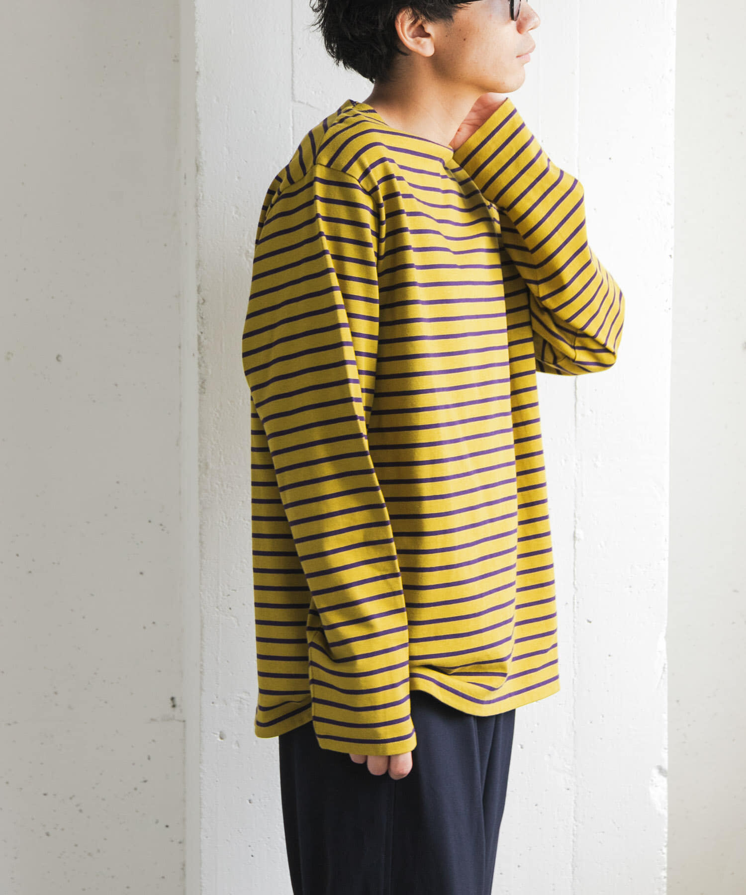 URBAN RESEARCH DOORS「FORK&SPOON　ボートネックボーダー」|Tシャツ・カットソー|