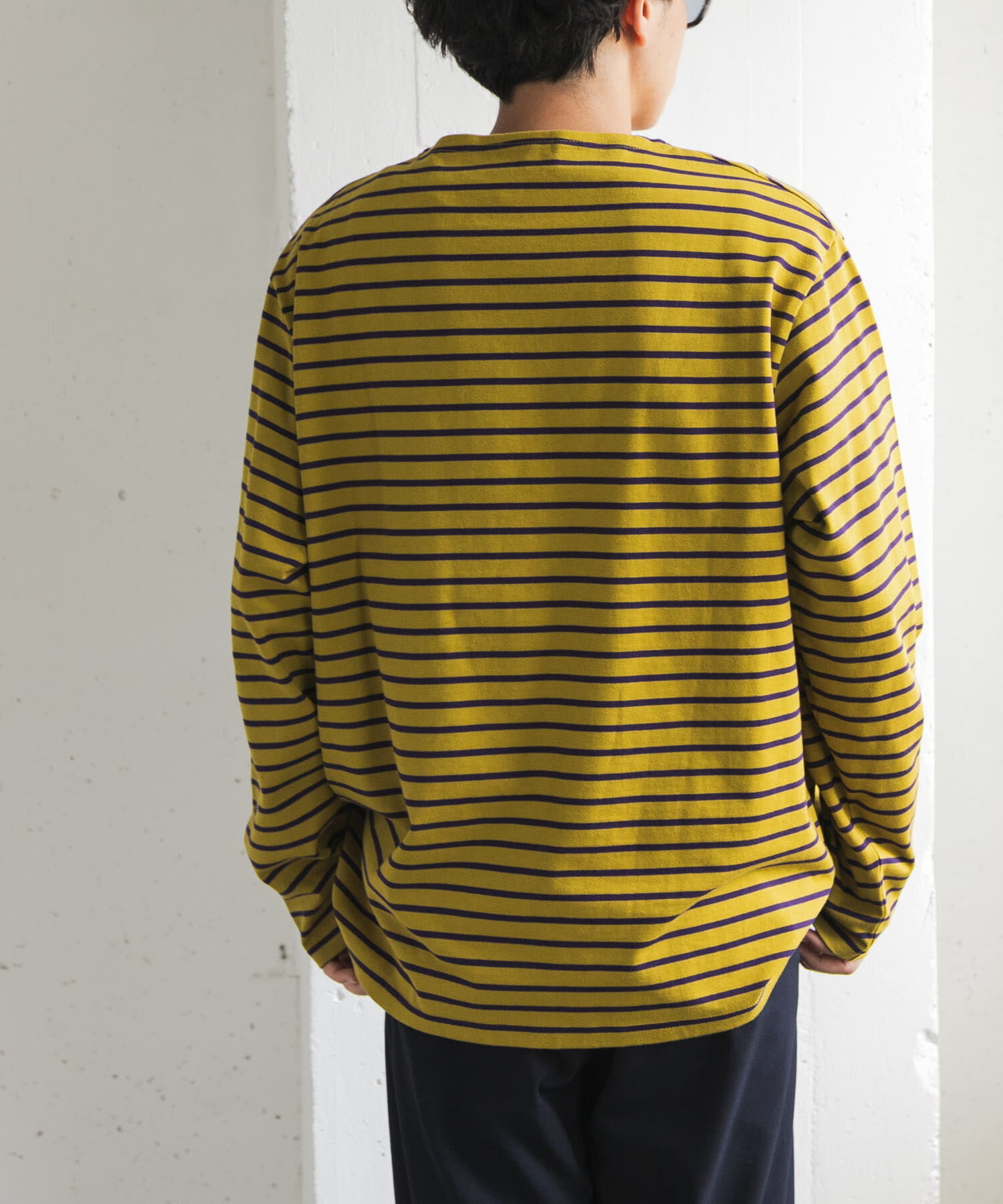 URBAN RESEARCH DOORS「FORK&SPOON　ボートネックボーダー」|Tシャツ・カットソー|