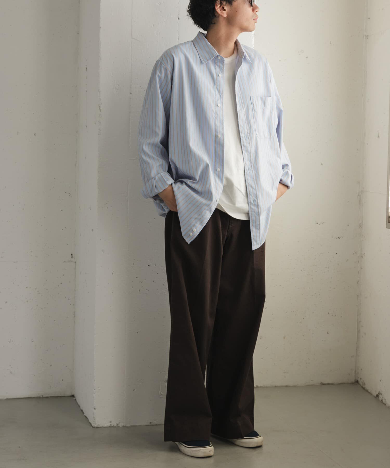 URBAN RESEARCH DOORS「FORK&SPOON　PEオックスシャツ」|シャツ・ブラウス|