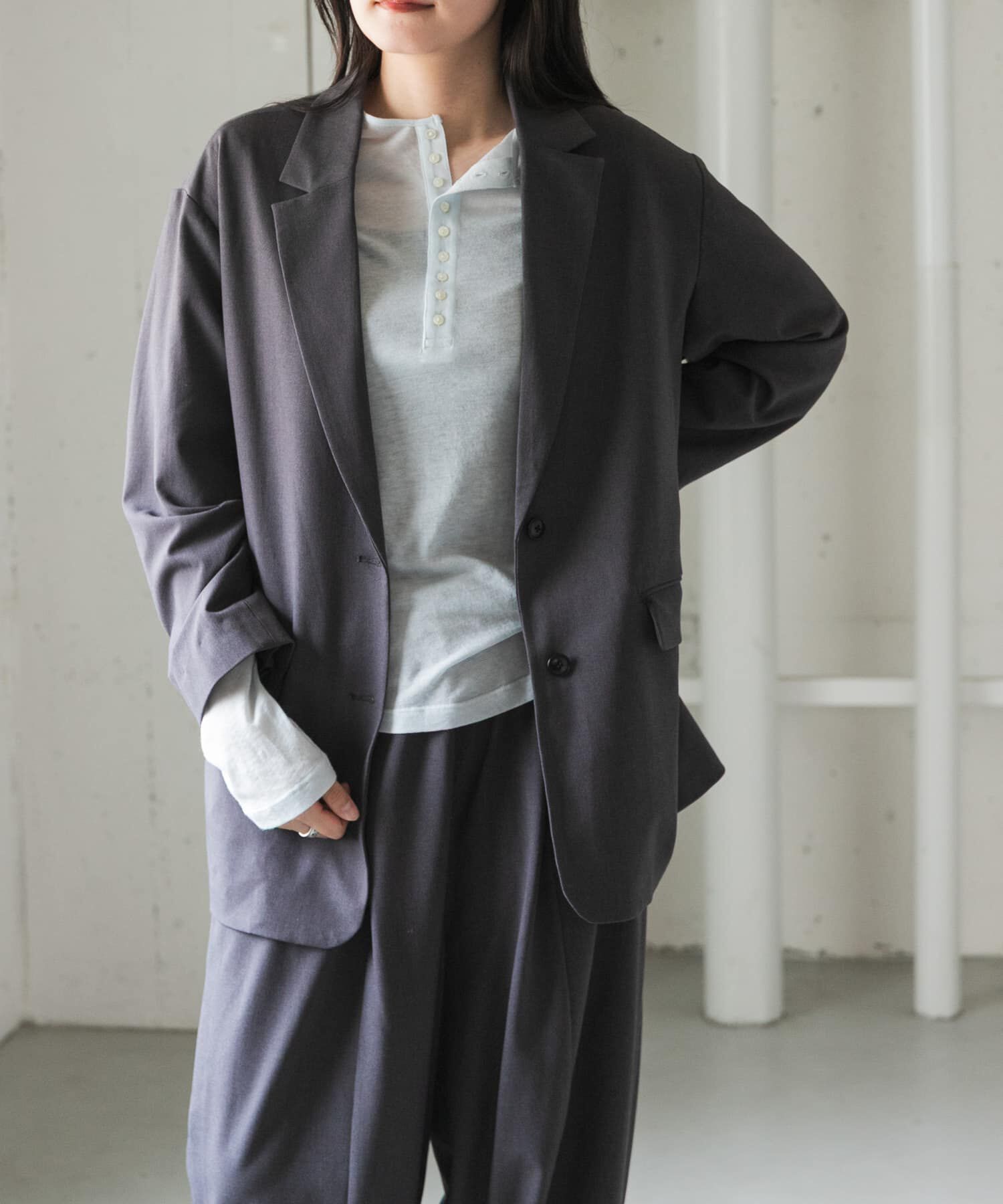 URBAN RESEARCH DOORS「FORK&SPOON　TRビッグジャケット」|その他|