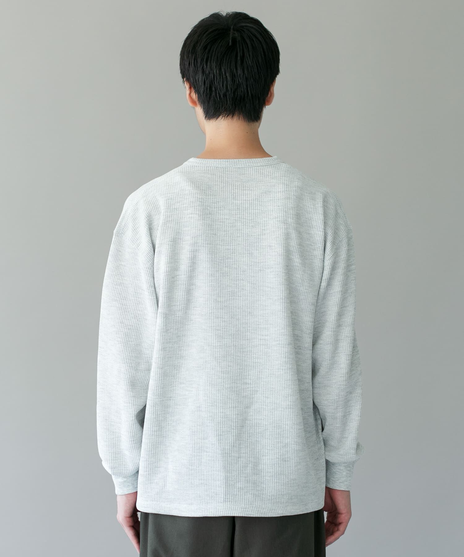 URBAN RESEARCH DOORS「DRYMIXワッフル ドロスト ロングスリーブ Tシャツ」|Tシャツ・カットソー|