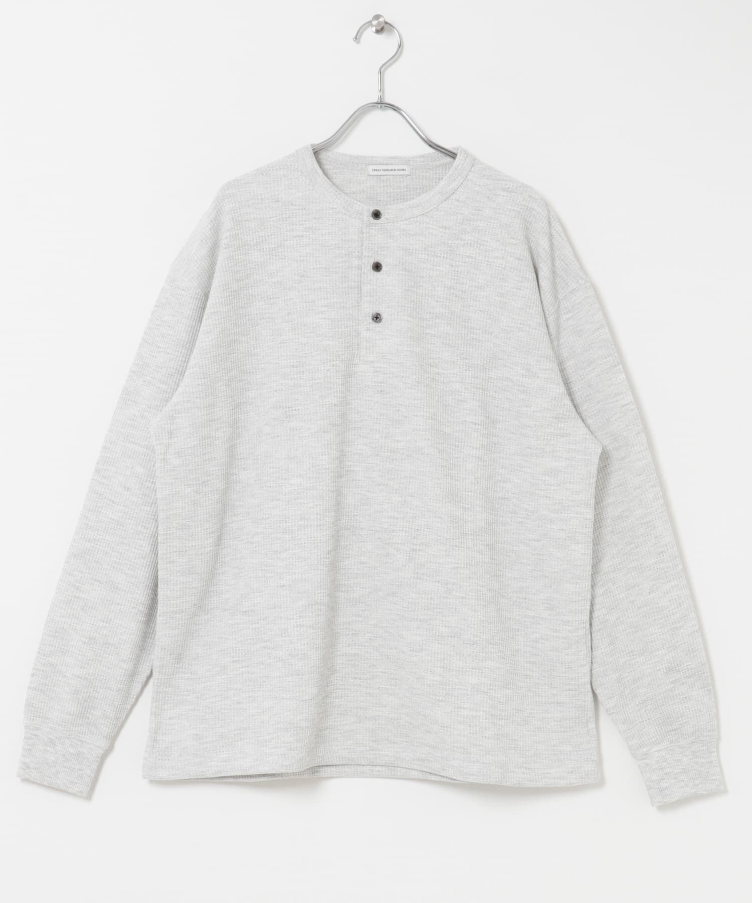 URBAN RESEARCH DOORS「DRYMIXワッフル ドロスト ロングスリーブ Tシャツ」|Tシャツ・カットソー|