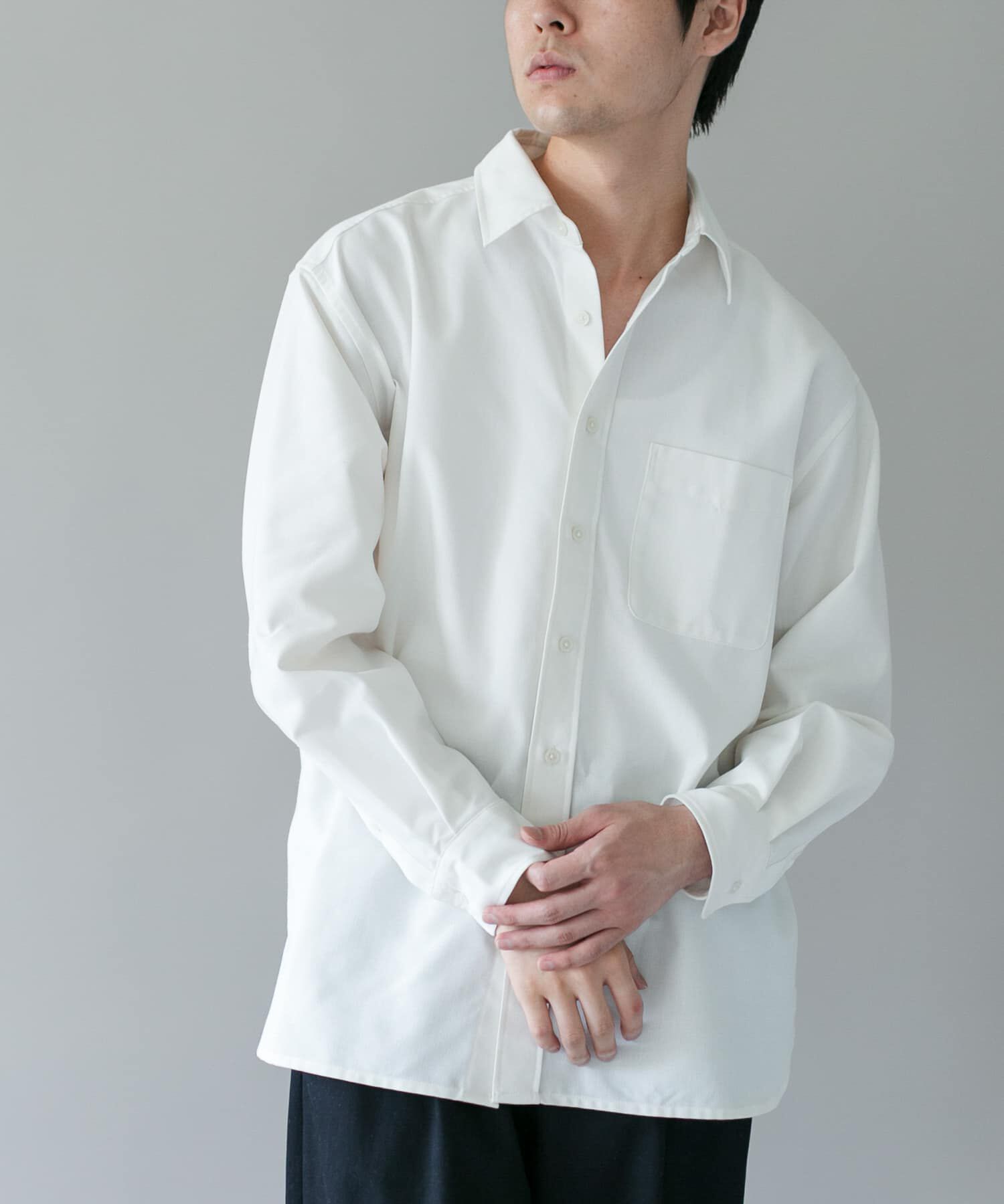 URBAN RESEARCH DOORS「DRYMIX オックス ロングスリーブ シャツ」|シャツ・ブラウス|