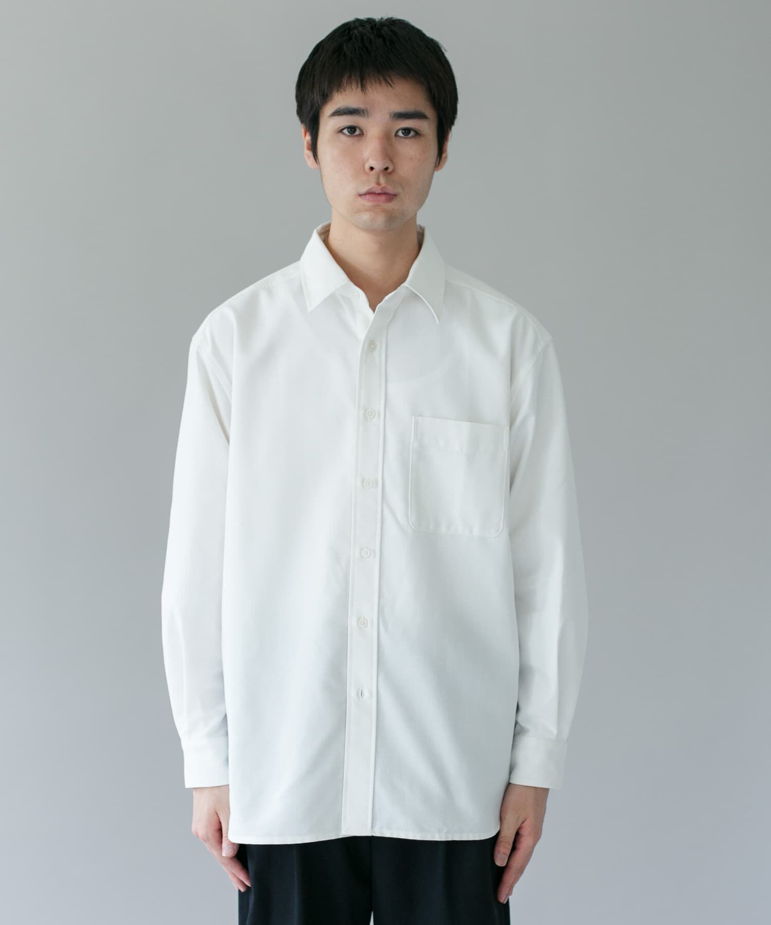 URBAN RESEARCH DOORS「DRYMIX オックス ロングスリーブ シャツ」|シャツ・ブラウス|