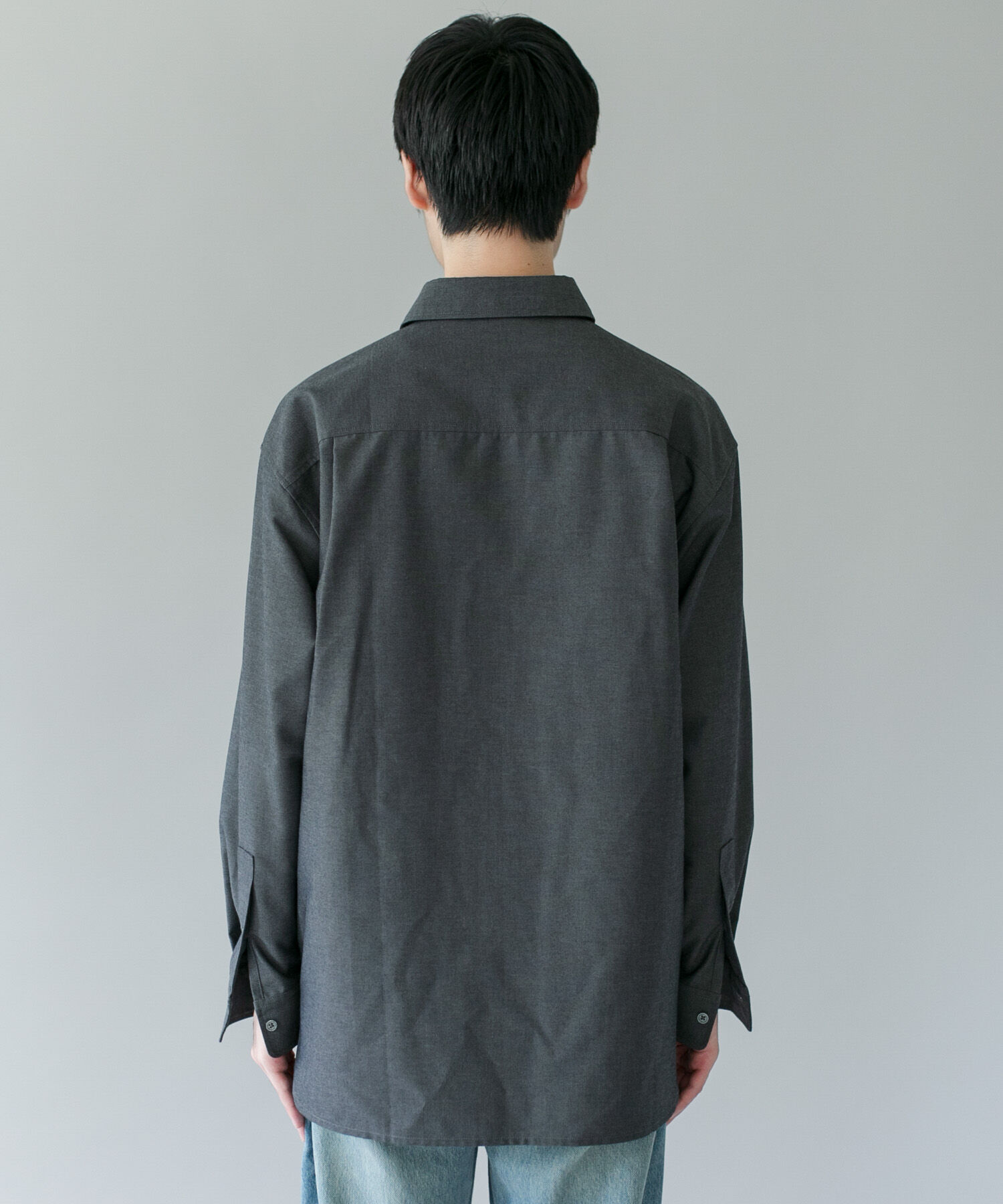URBAN RESEARCH DOORS「DRYMIX オックス ロングスリーブ シャツ」|シャツ・ブラウス|