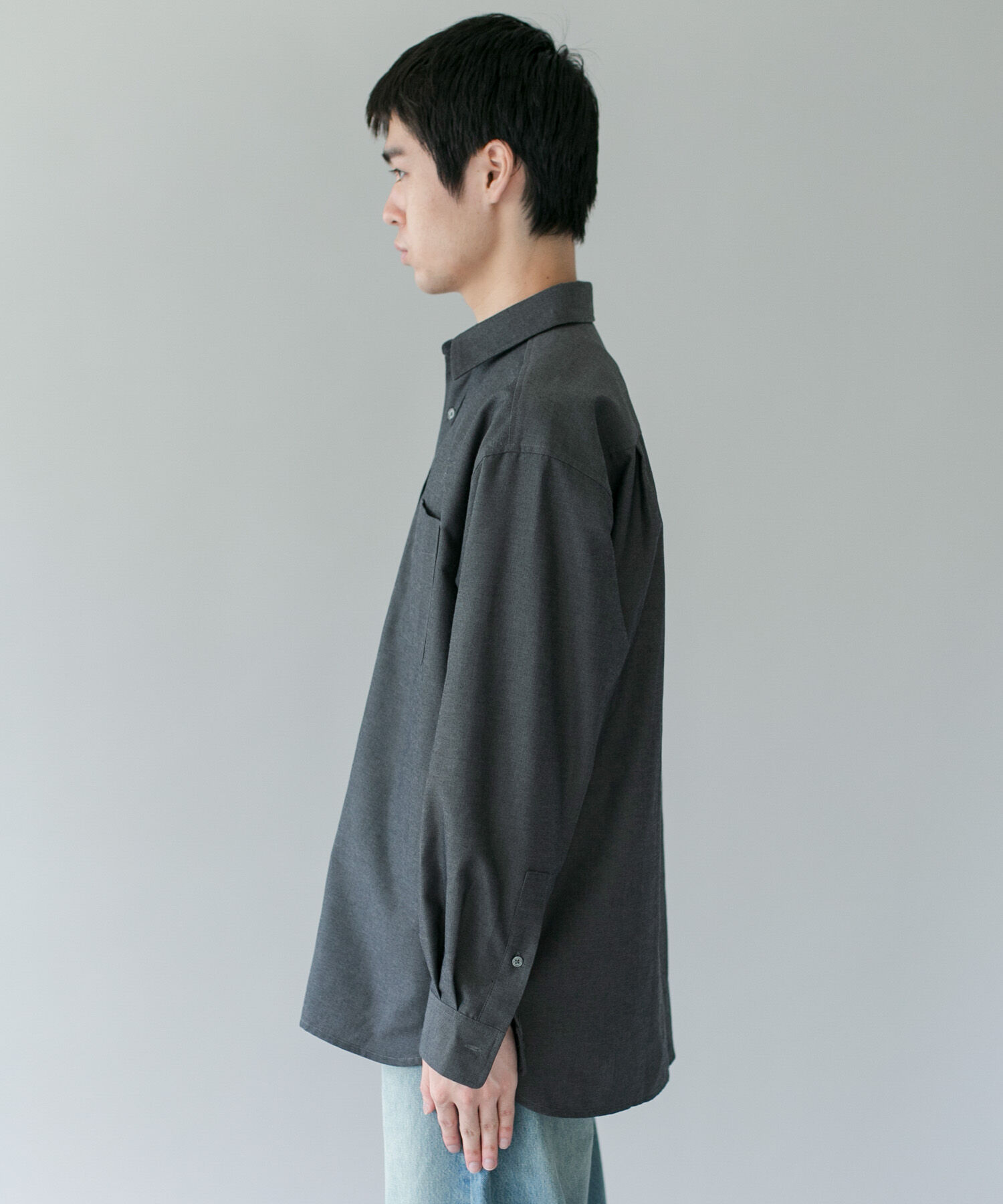 URBAN RESEARCH DOORS「DRYMIX オックス ロングスリーブ シャツ」|シャツ・ブラウス|