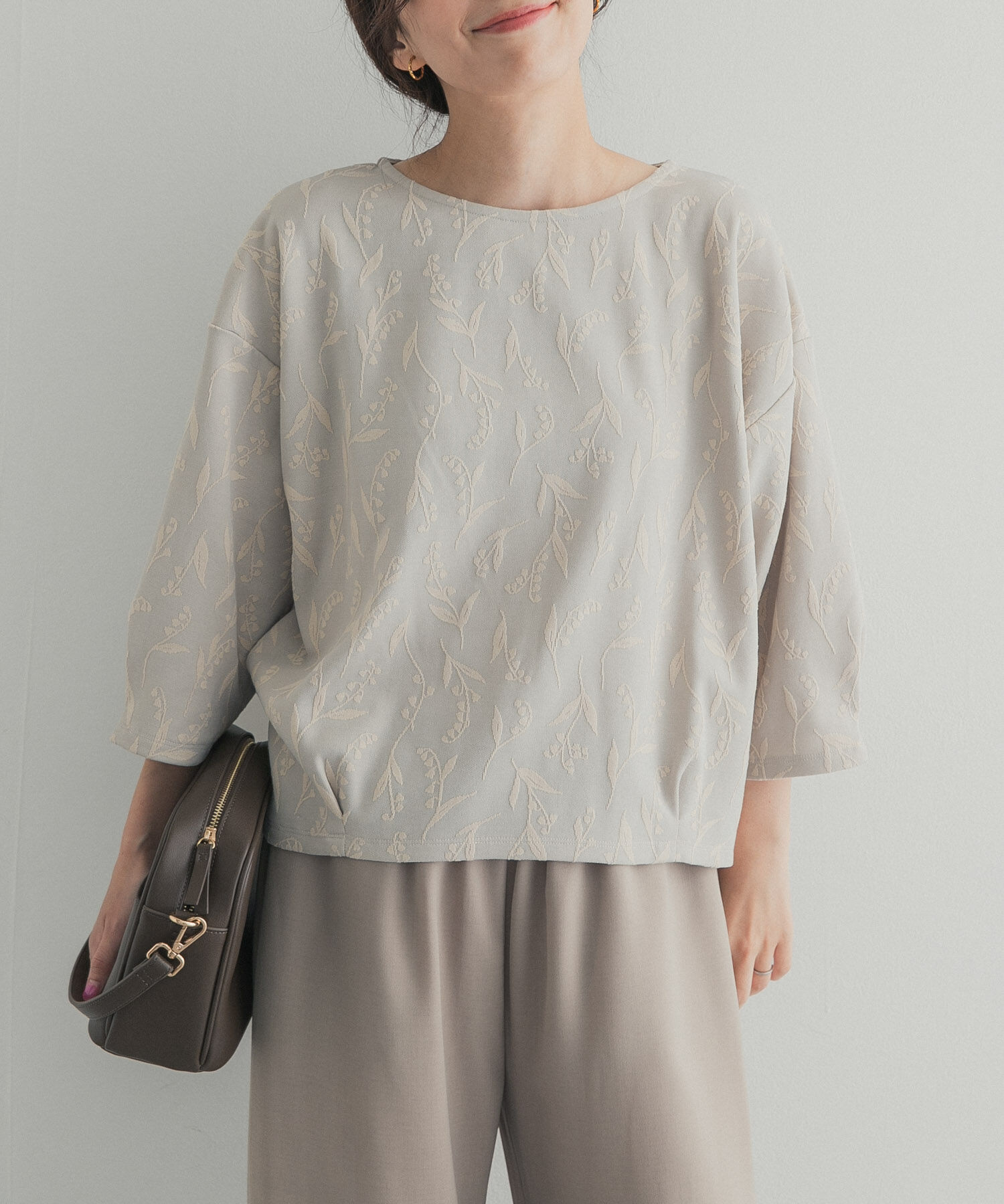URBAN RESEARCH DOORS「ジャガード5分袖プルオーバー」|その他|