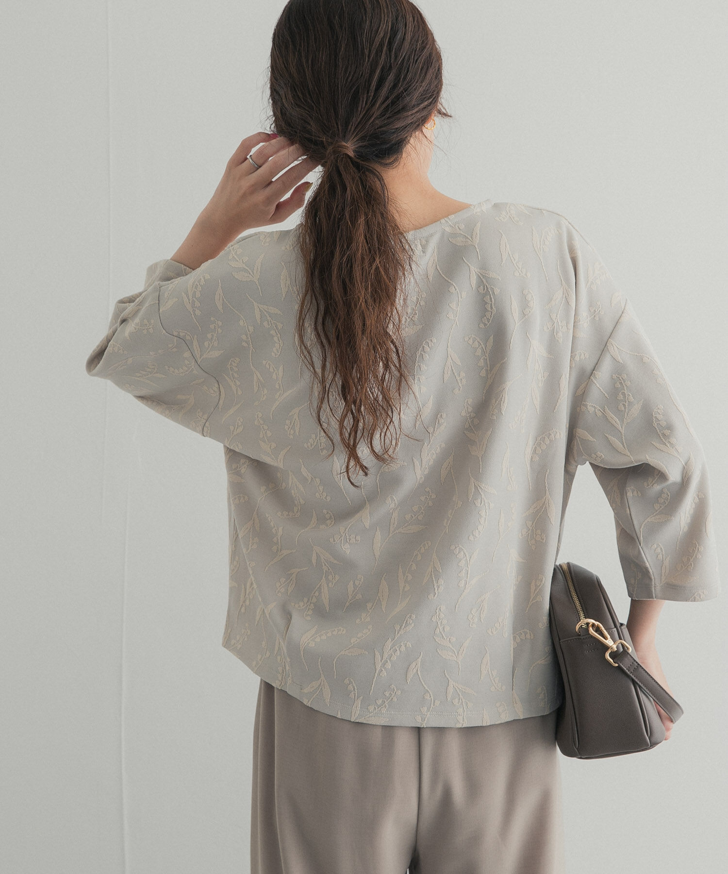 URBAN RESEARCH DOORS「ジャガード5分袖プルオーバー」|その他|