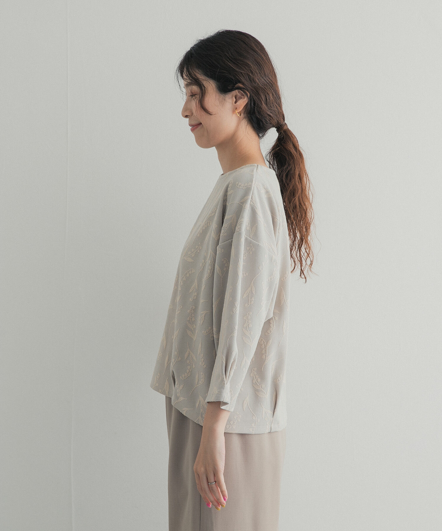 URBAN RESEARCH DOORS「ジャガード5分袖プルオーバー」|その他|